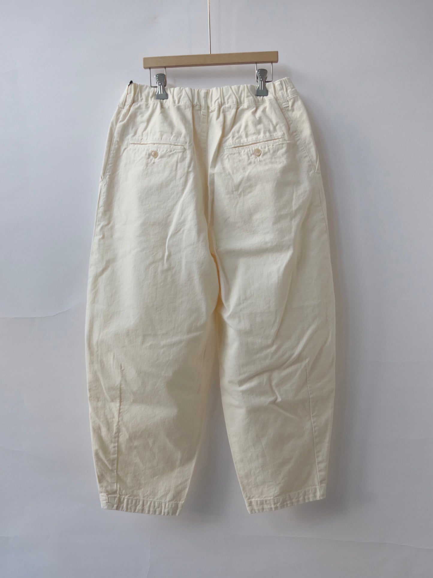 オーガニックコットンスラブイージーオーバルパンツ | Hands of creation