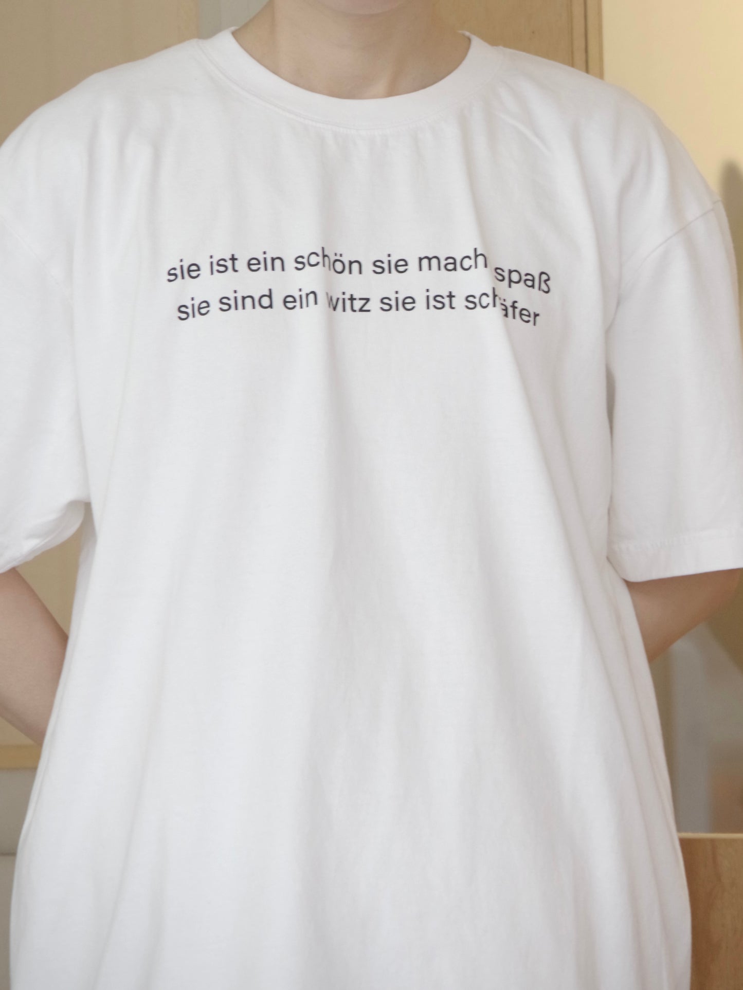 製品染めロゴプリント BIG Tシャツ | iki