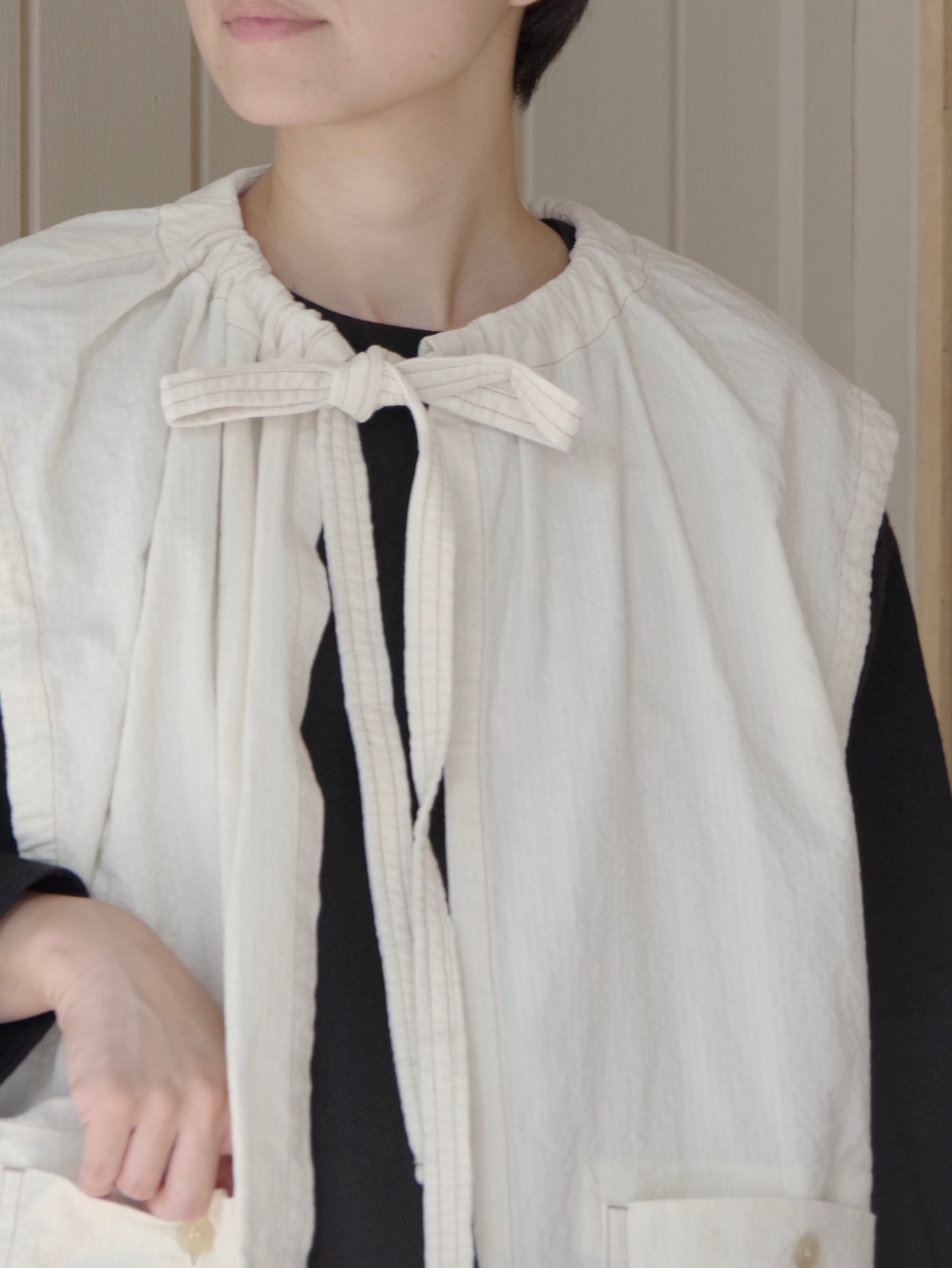 VINTAGE RIPPLE SMOCK ベスト | buoybuoy