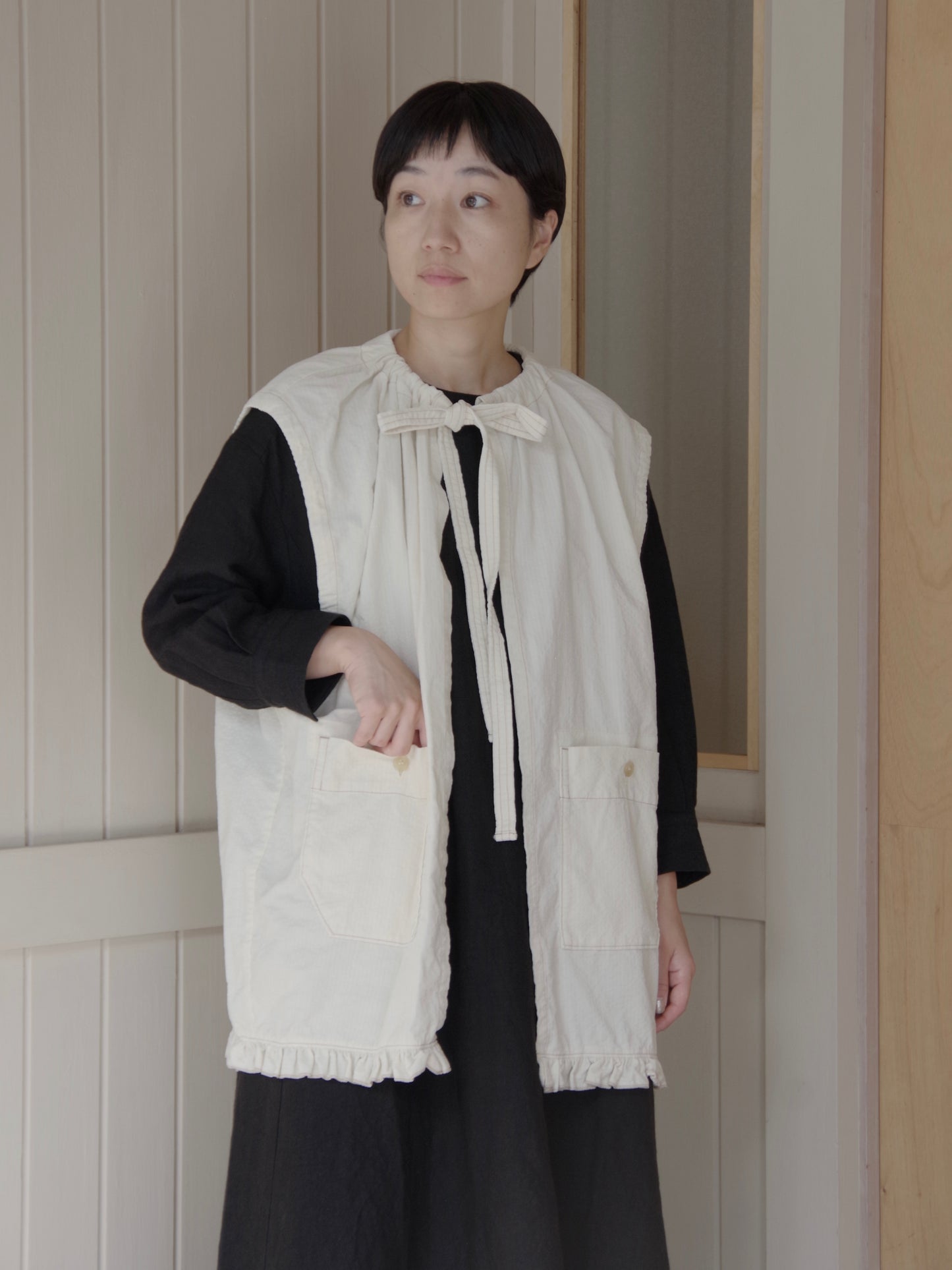 VINTAGE RIPPLE SMOCK ベスト | buoybuoy