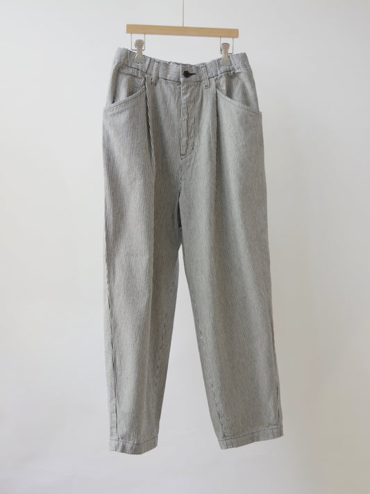 ヒッコリーデニム バレルストレートパンツ | Hands of creation