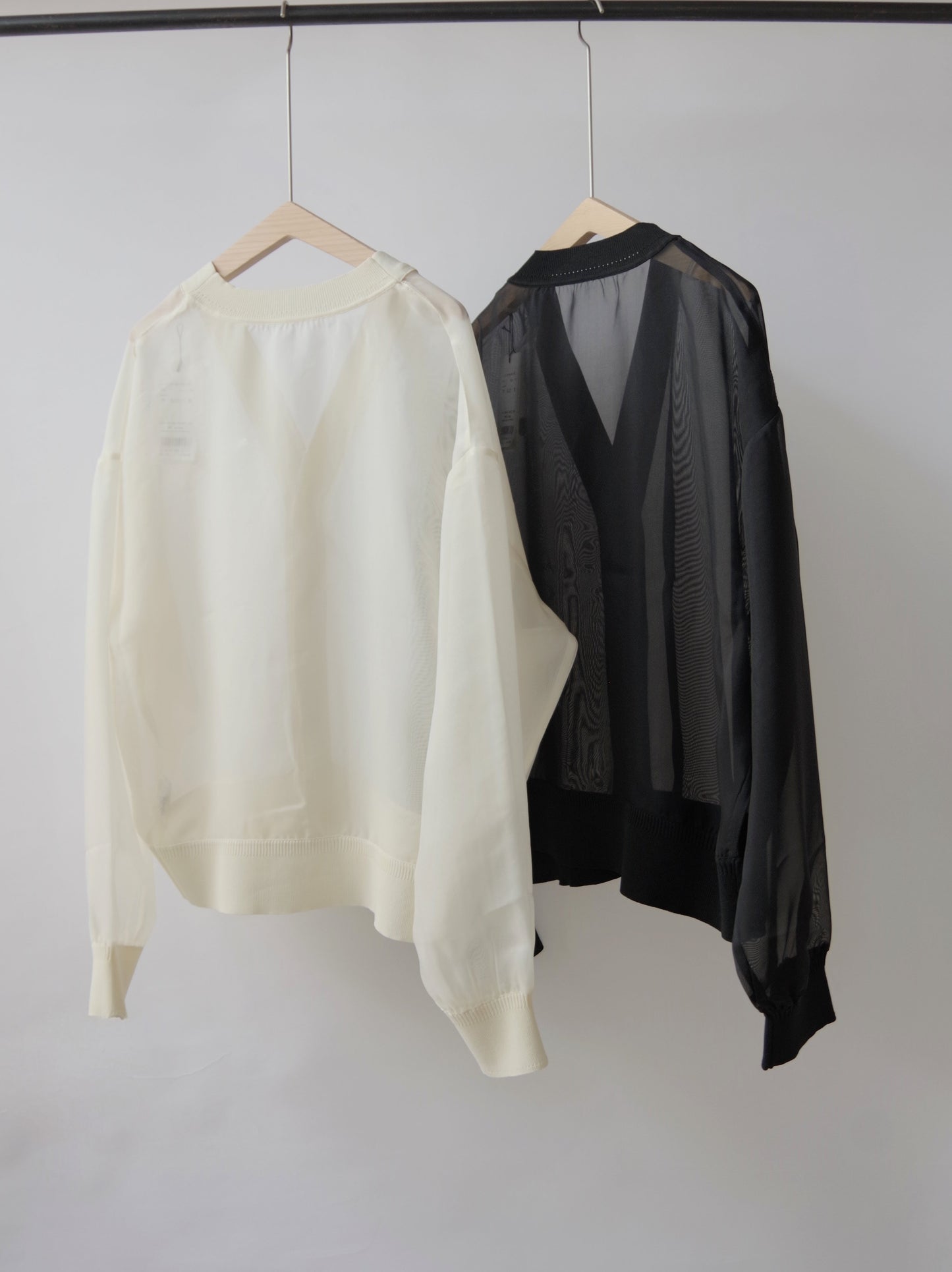 REI 布帛ドッキング カーディガン | iki