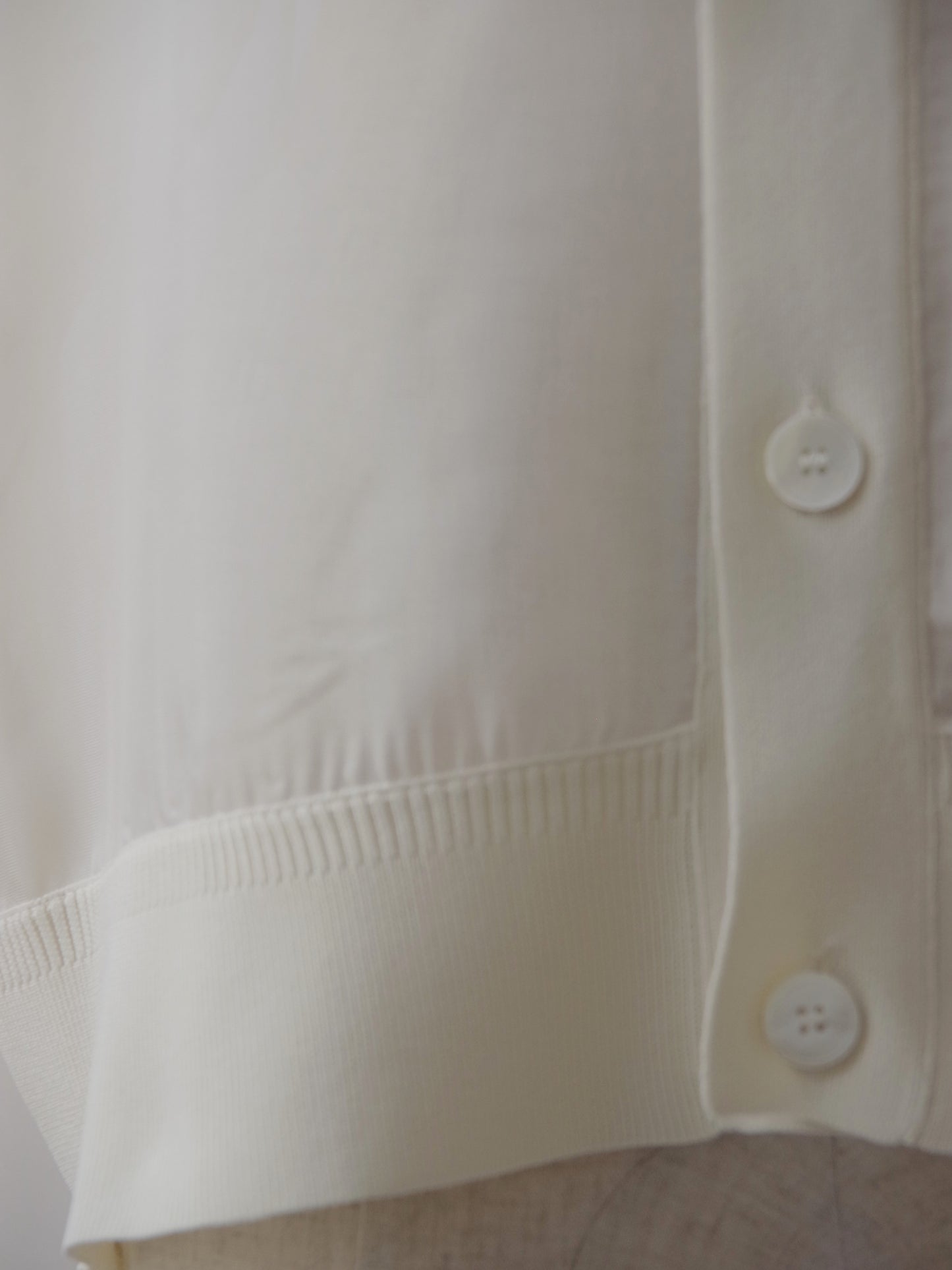 REI 布帛ドッキング カーディガン | iki