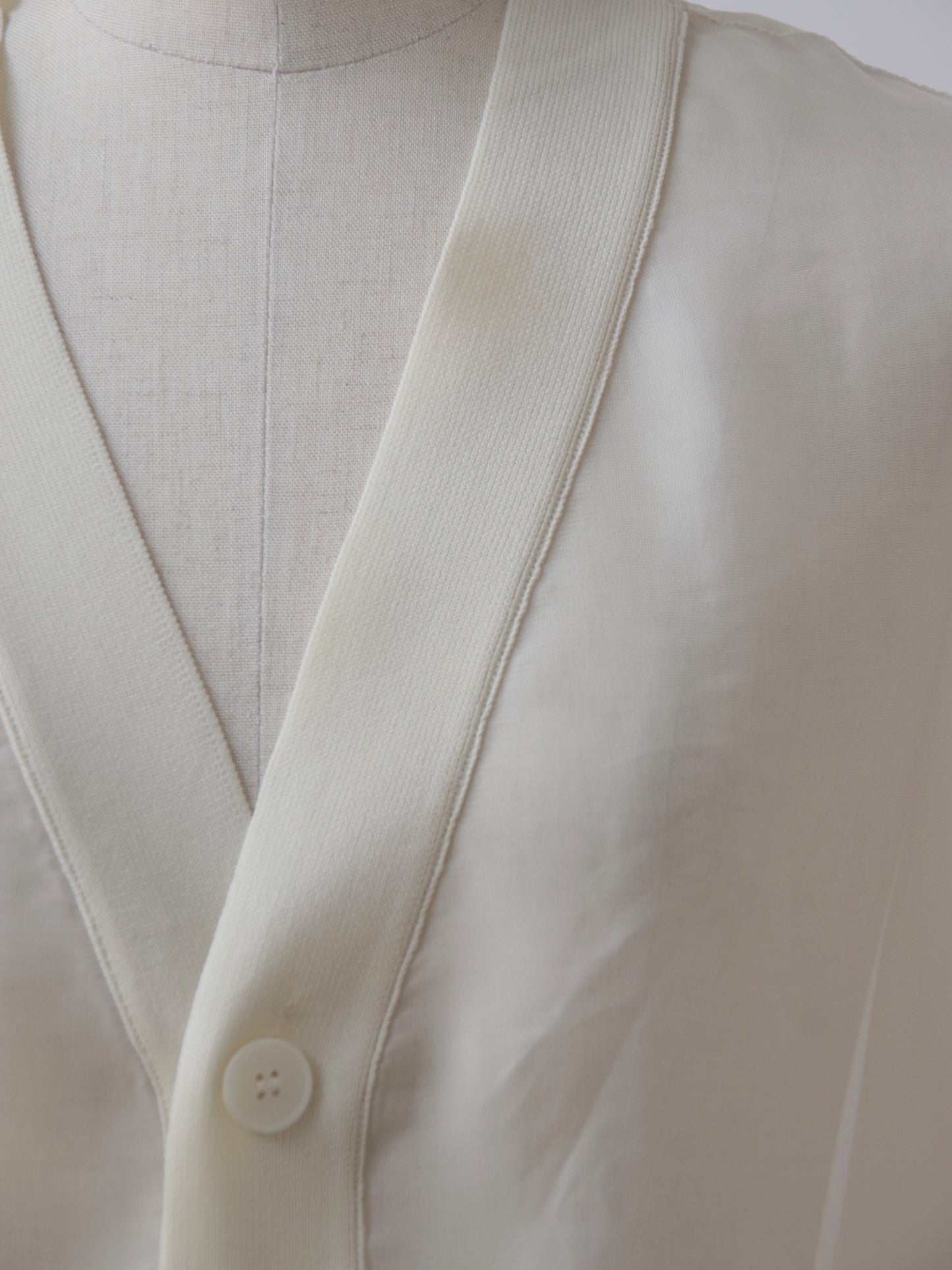 REI 布帛ドッキング カーディガン | iki