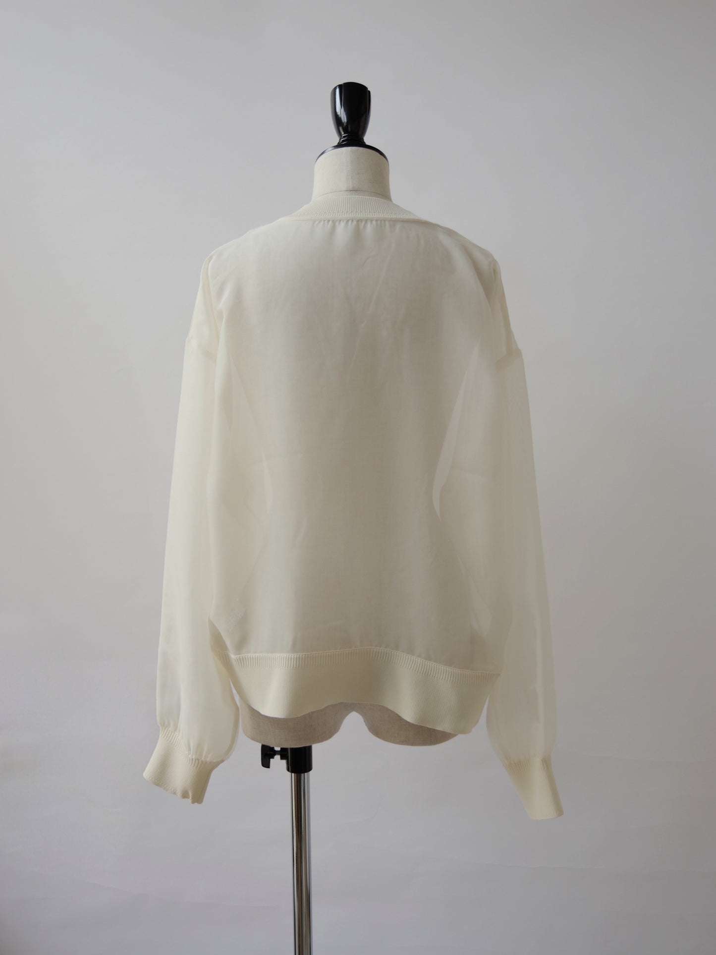 REI 布帛ドッキング カーディガン | iki