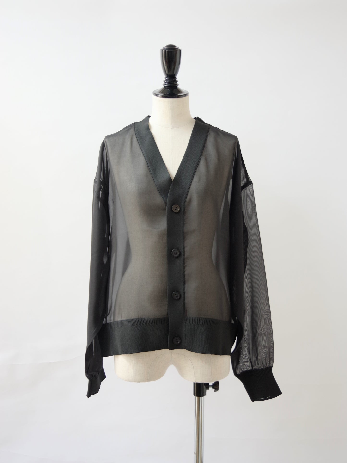 REI 布帛ドッキング カーディガン | iki