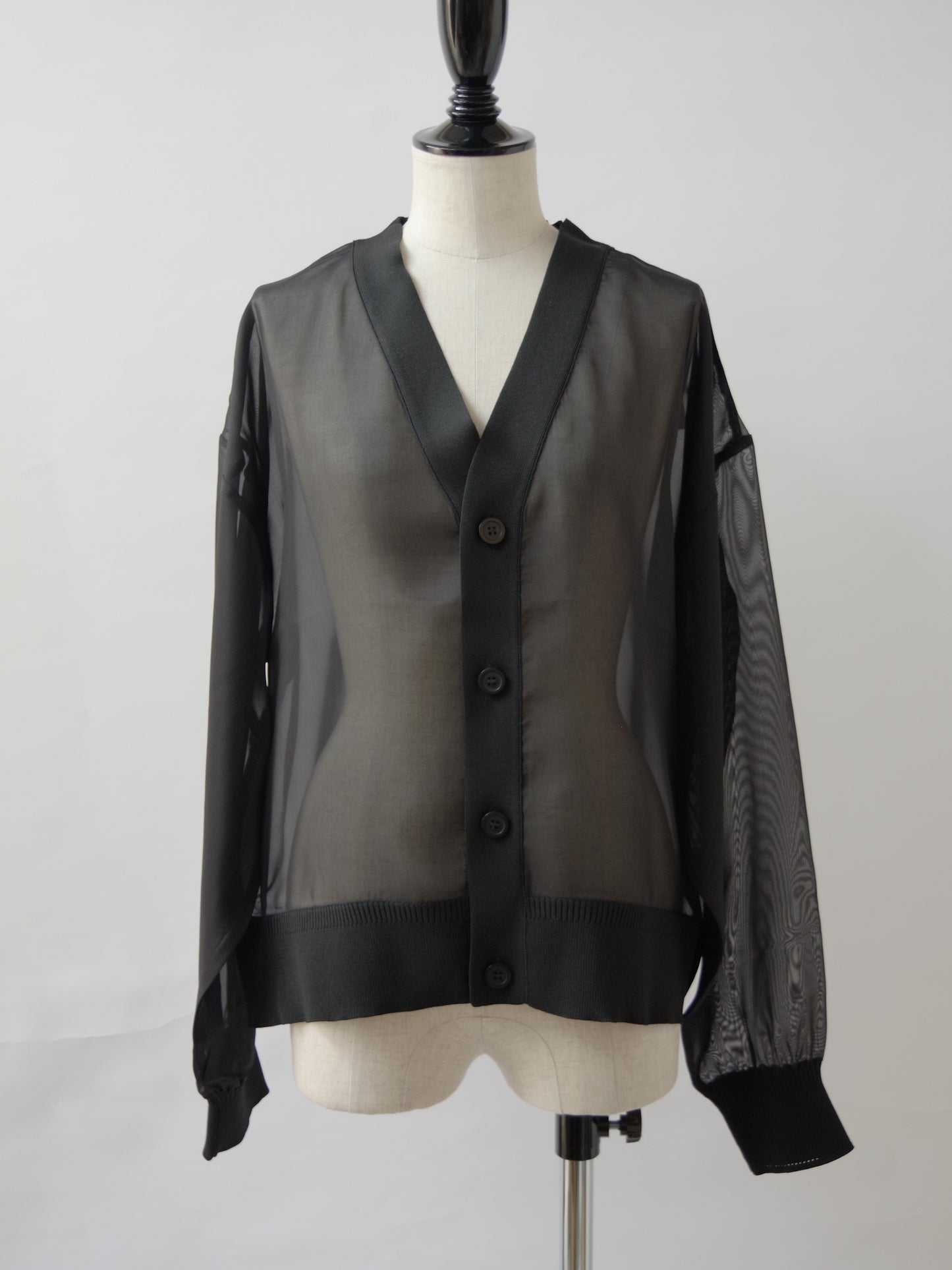 REI 布帛ドッキング カーディガン | iki