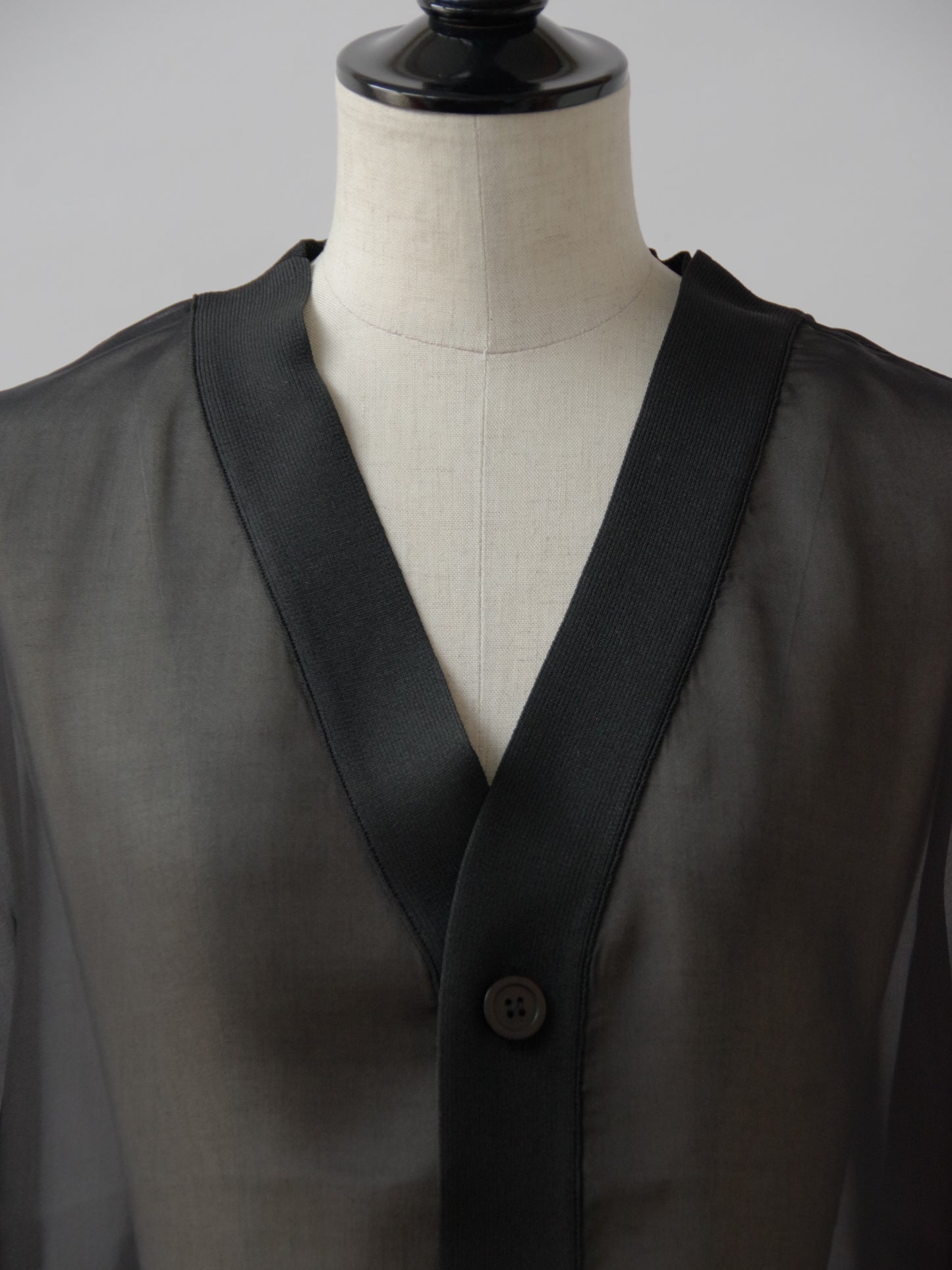 REI 布帛ドッキング カーディガン | iki