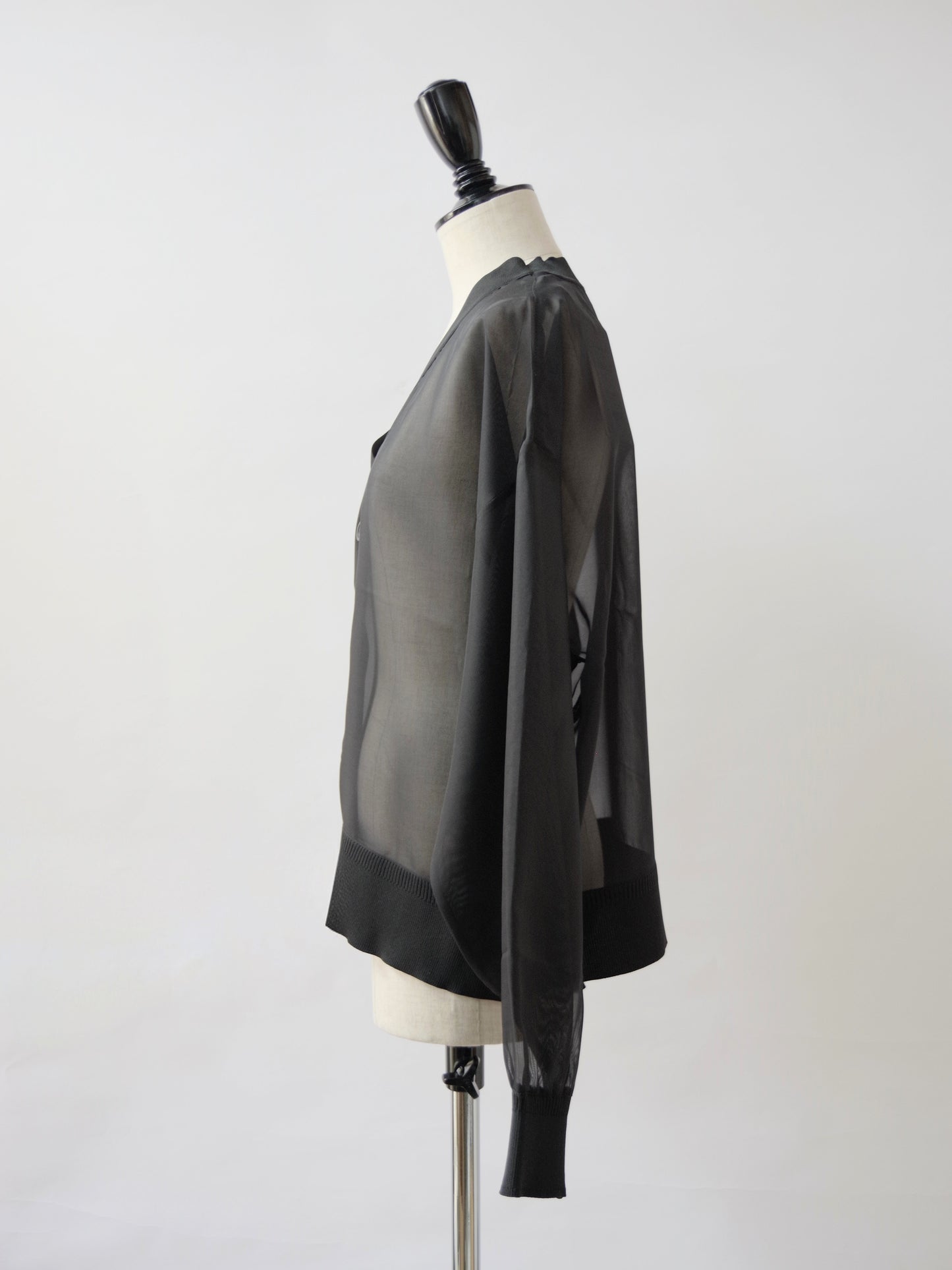 REI 布帛ドッキング カーディガン | iki