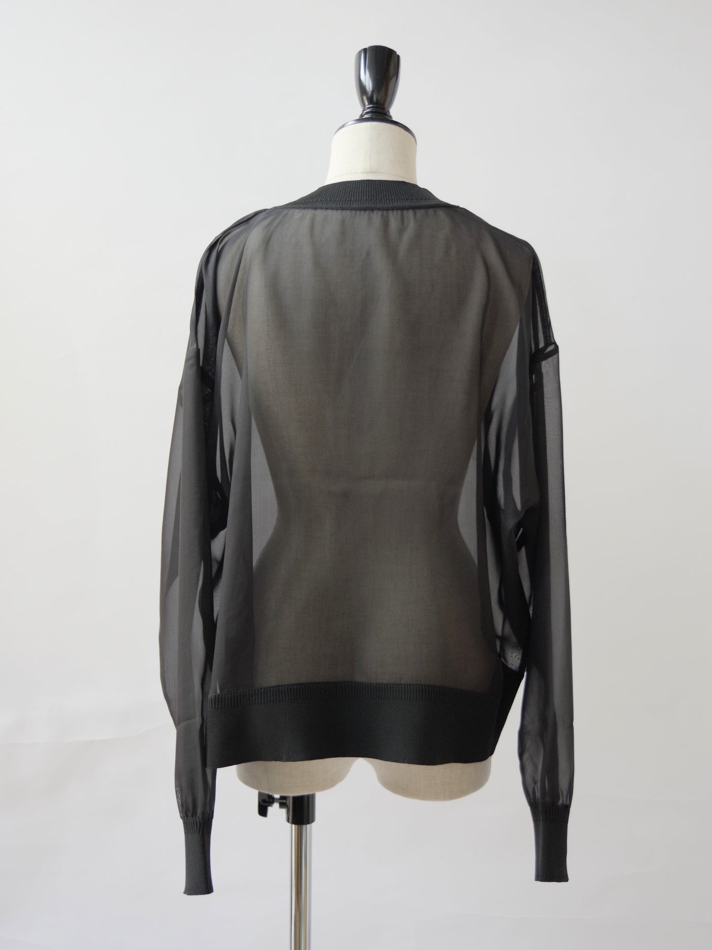 REI 布帛ドッキング カーディガン | iki