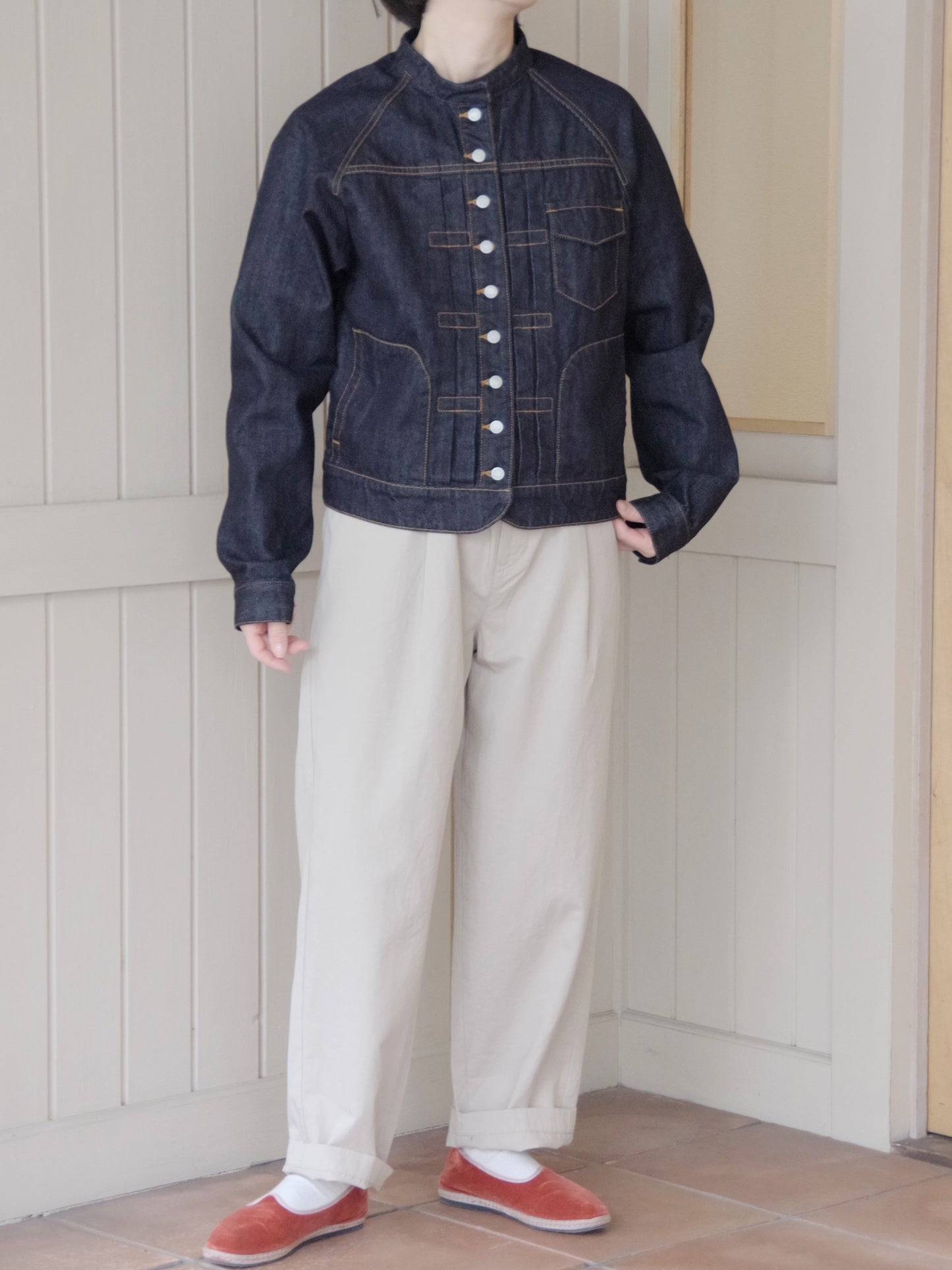 DENIM JACKET  N-603 size38  |sisisi