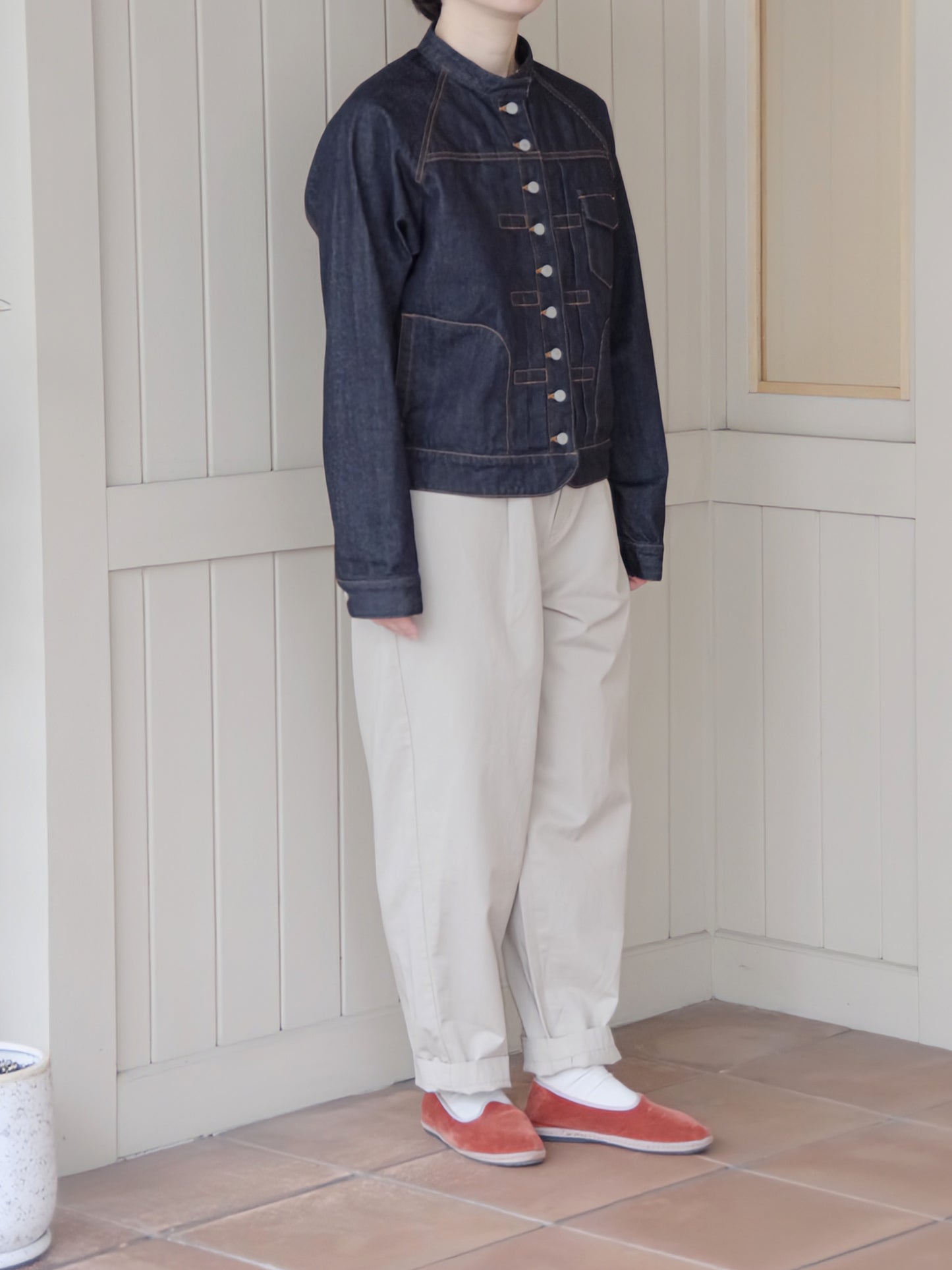 DENIM JACKET  N-603 size38  |sisisi