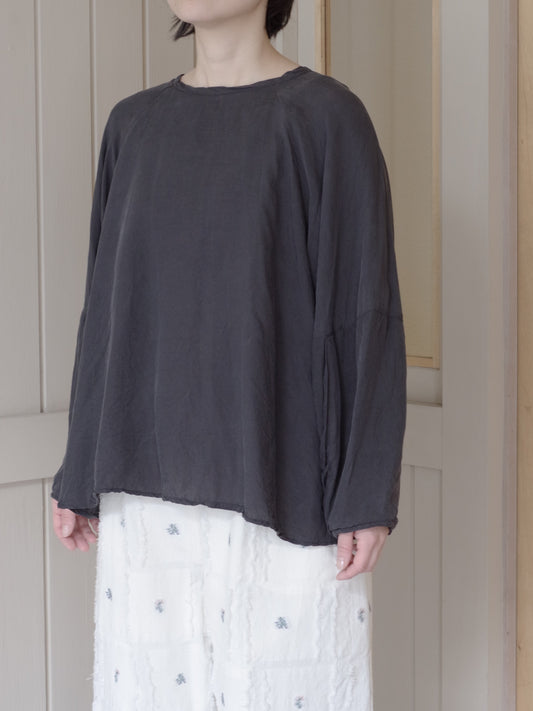 OVERRAP SLEEVE MODERNIST BLOUSE | Gauze