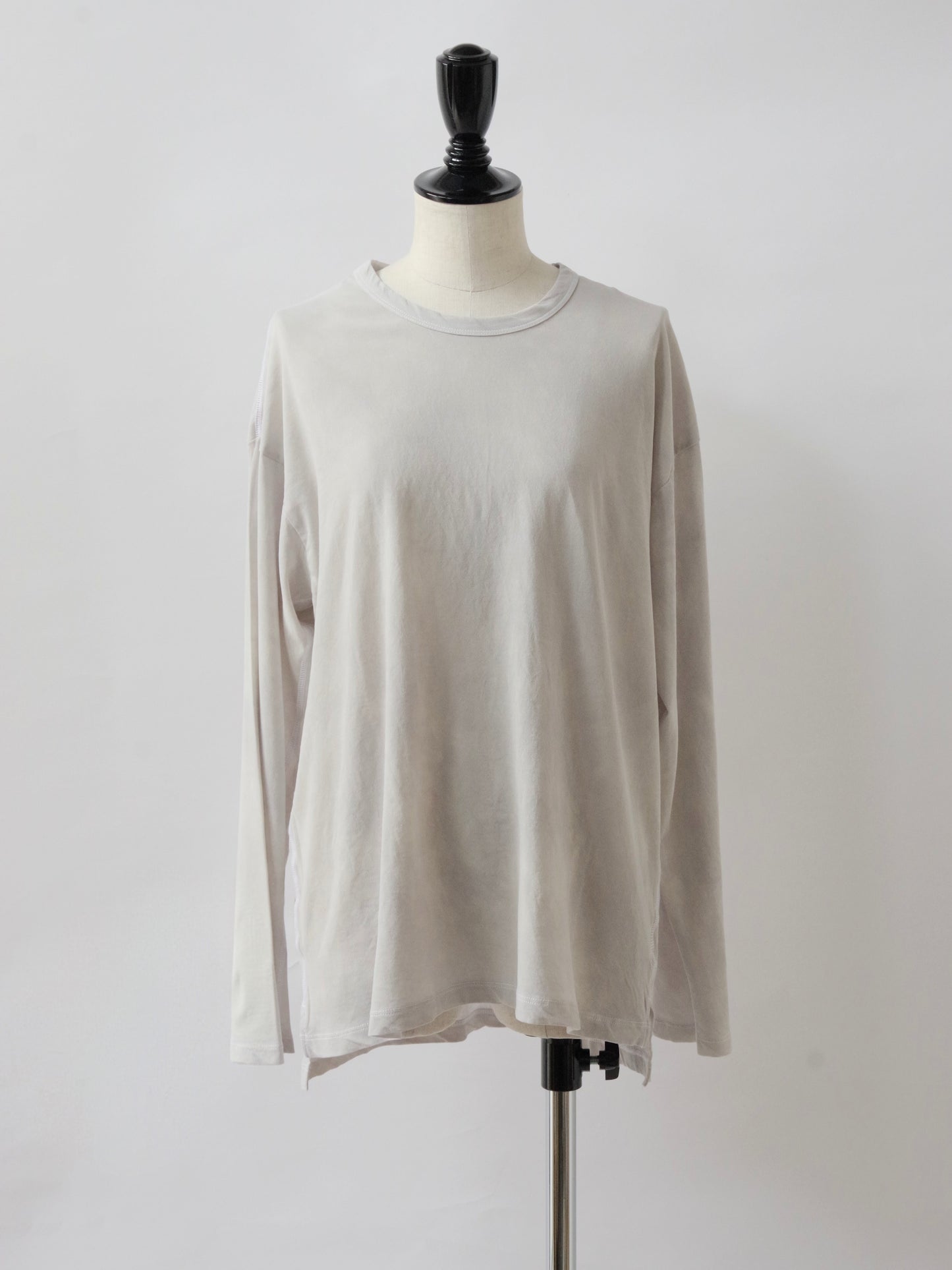 80/2GV天竺 無回転染ゆる ロンT | iki