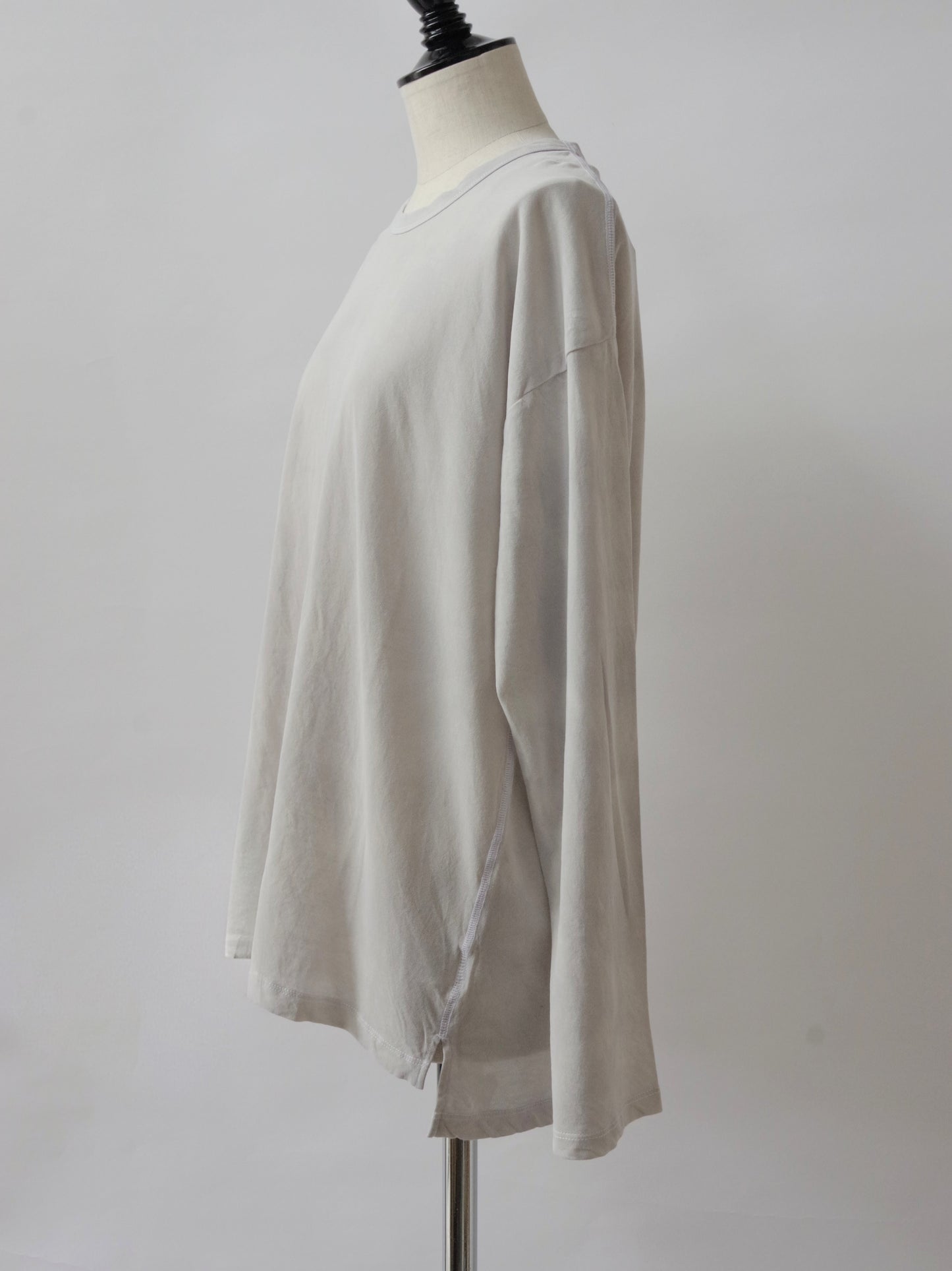 80/2GV天竺 無回転染ゆる ロンT | iki