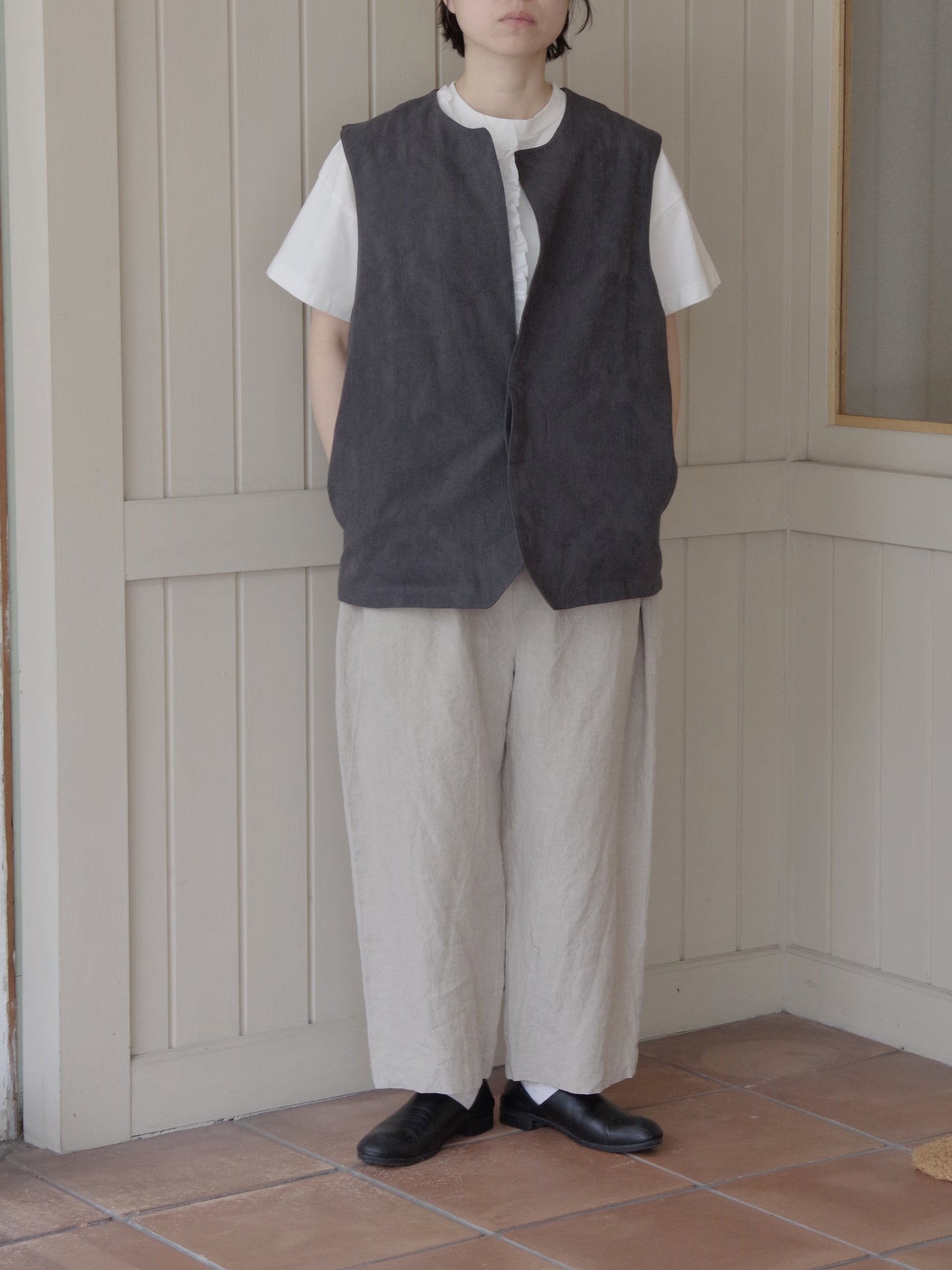 花柄ジャガード ベスト | sisisi