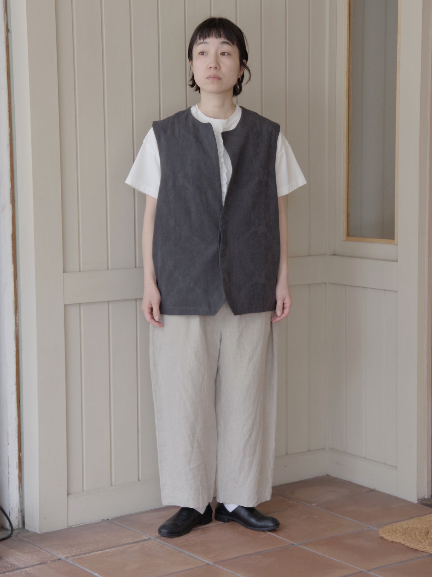 花柄ジャガード ベスト | sisisi