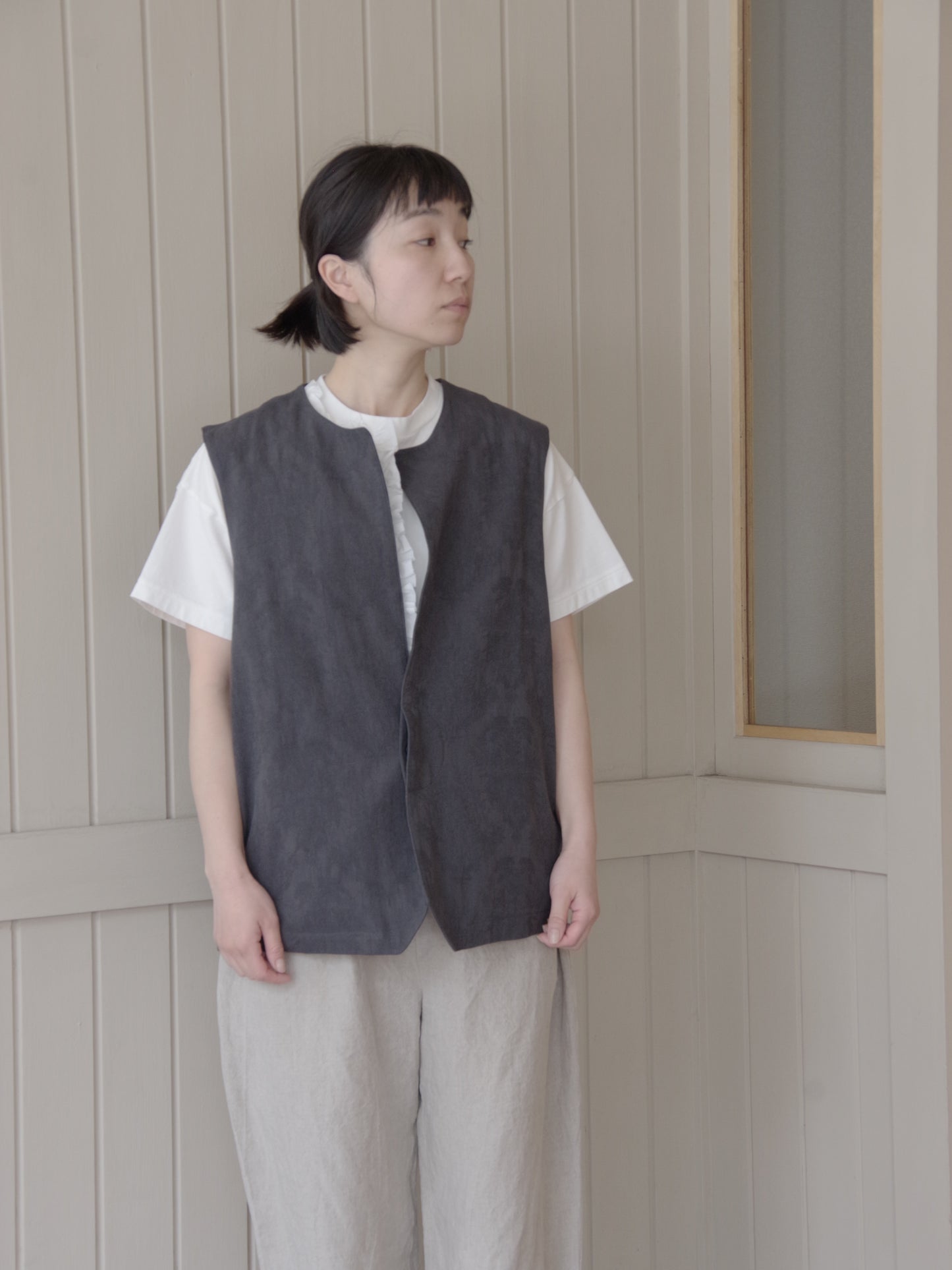 花柄ジャガード ベスト | sisisi