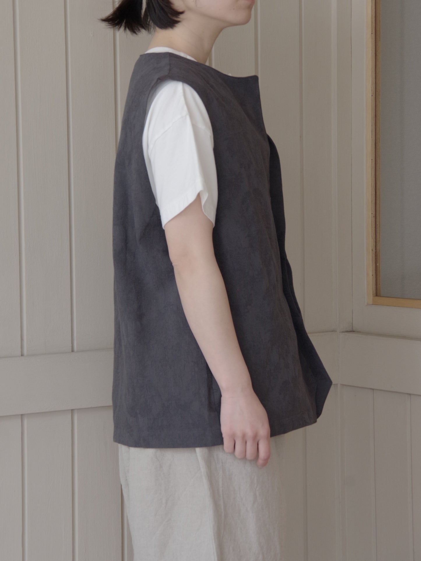 花柄ジャガード ベスト | sisisi