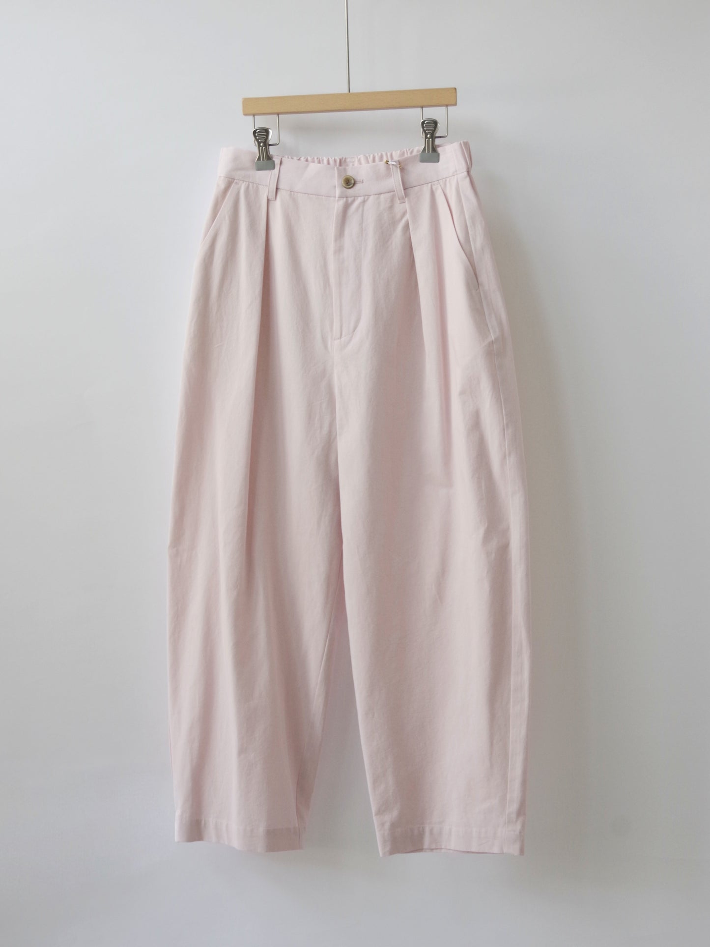 コットンツイル タックパンツ | atelier naruse