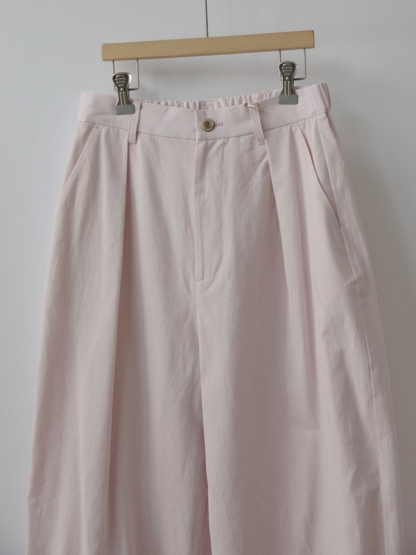 コットンツイル タックパンツ | atelier naruse