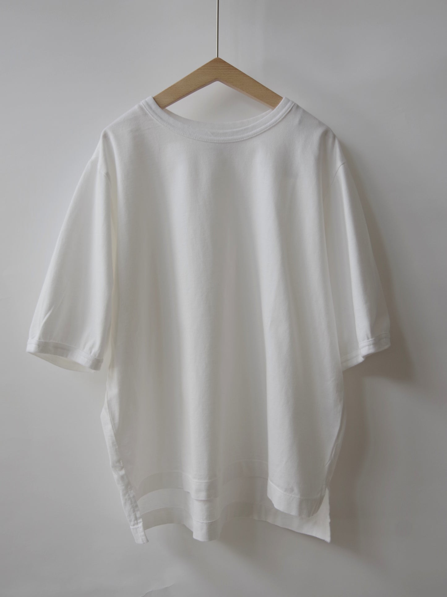 サンフォーキン天竺 シンプルクルーネックプルオーバー | OUVERT