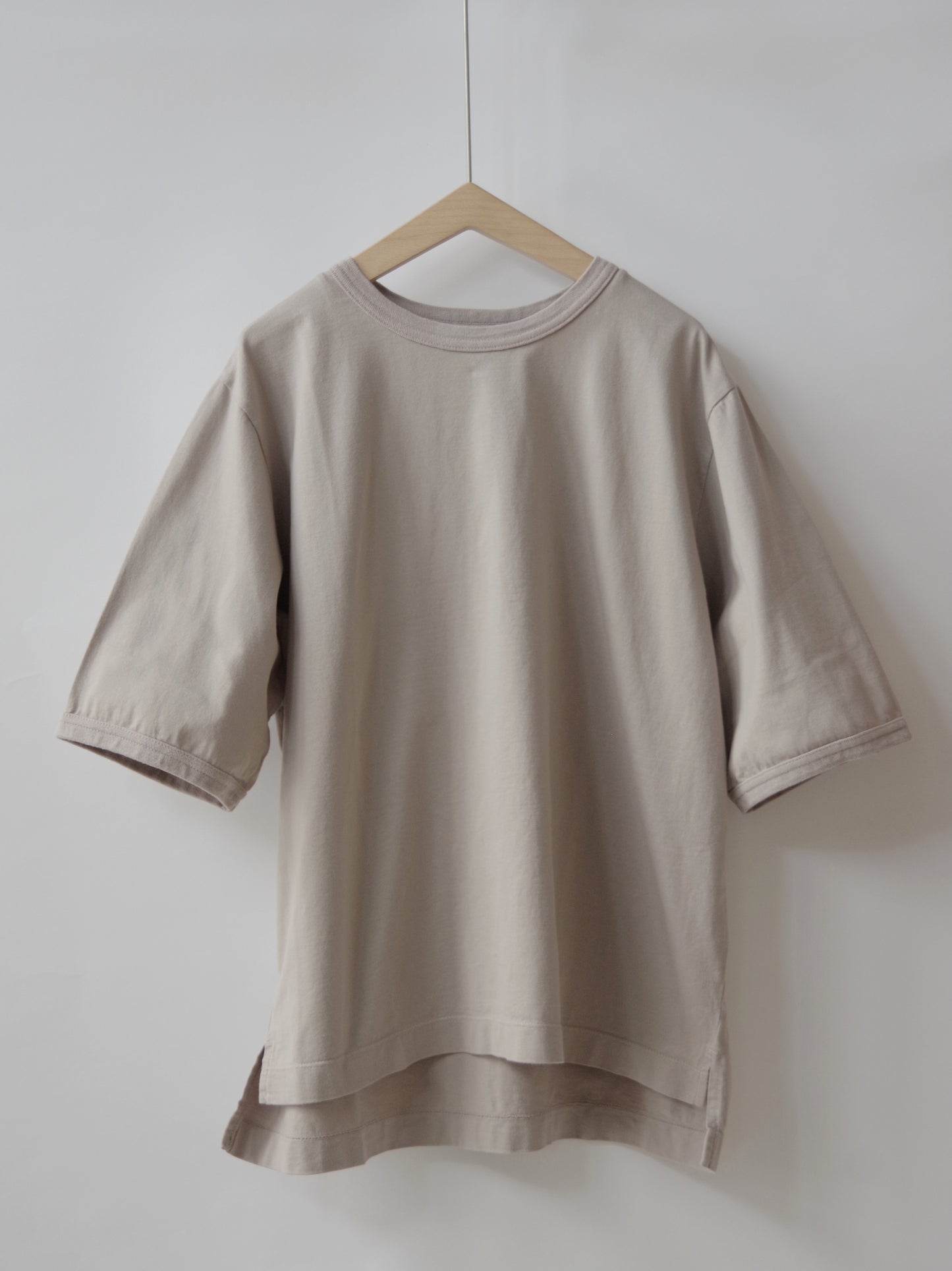 サンフォーキン天竺 シンプルクルーネックプルオーバー | OUVERT