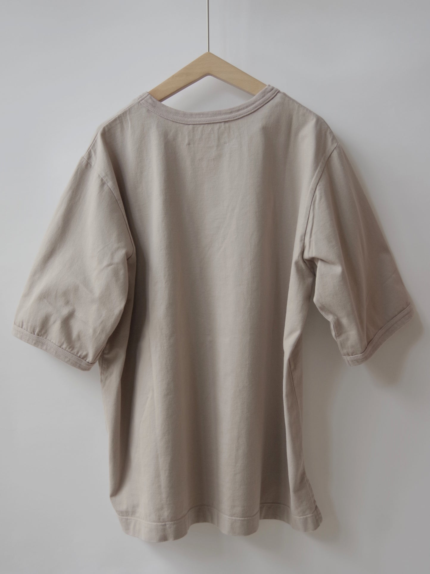 サンフォーキン天竺 シンプルクルーネックプルオーバー | OUVERT