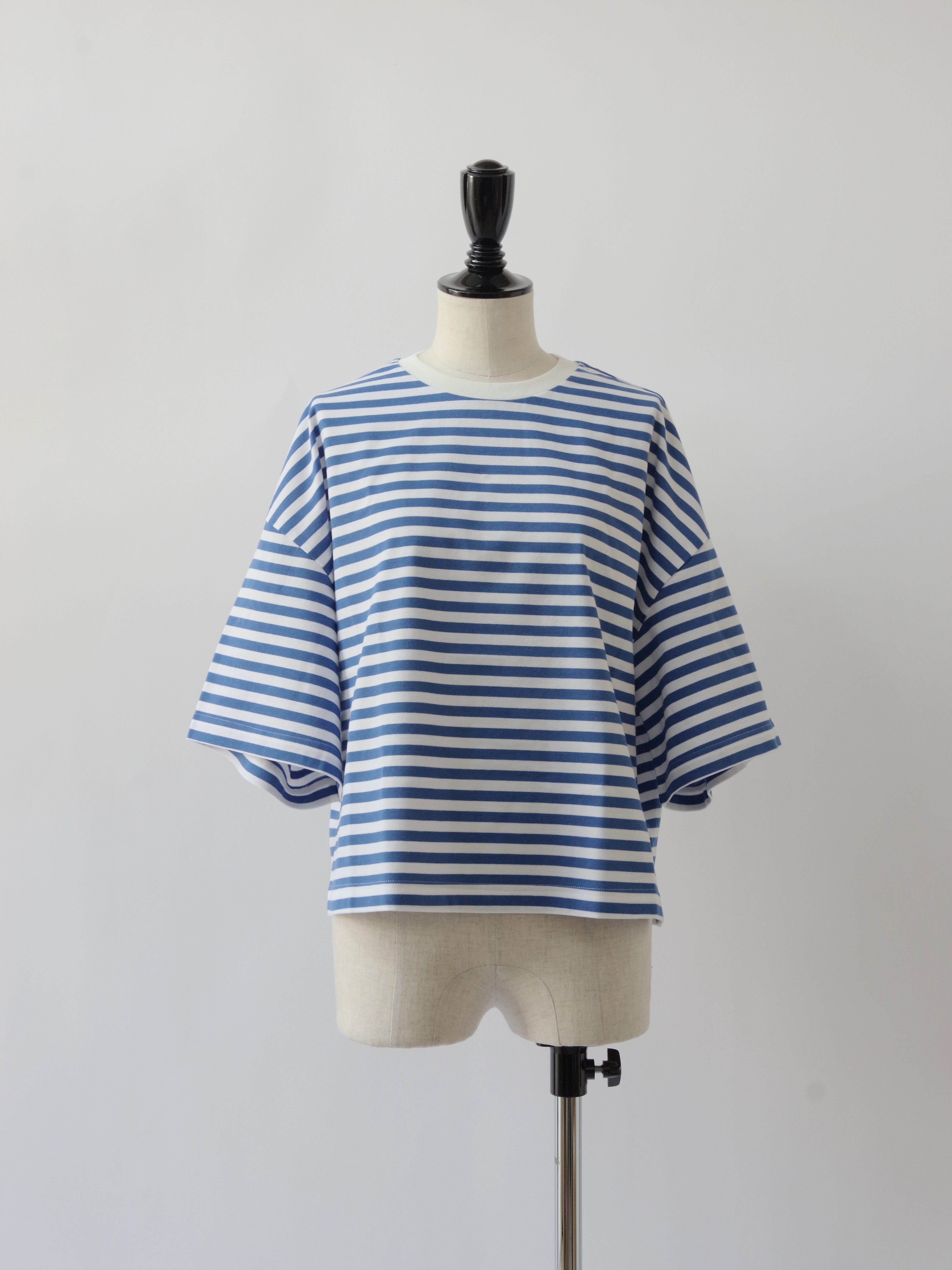 コットンボーダーカットソー | atelier naruse – おんど en no youni