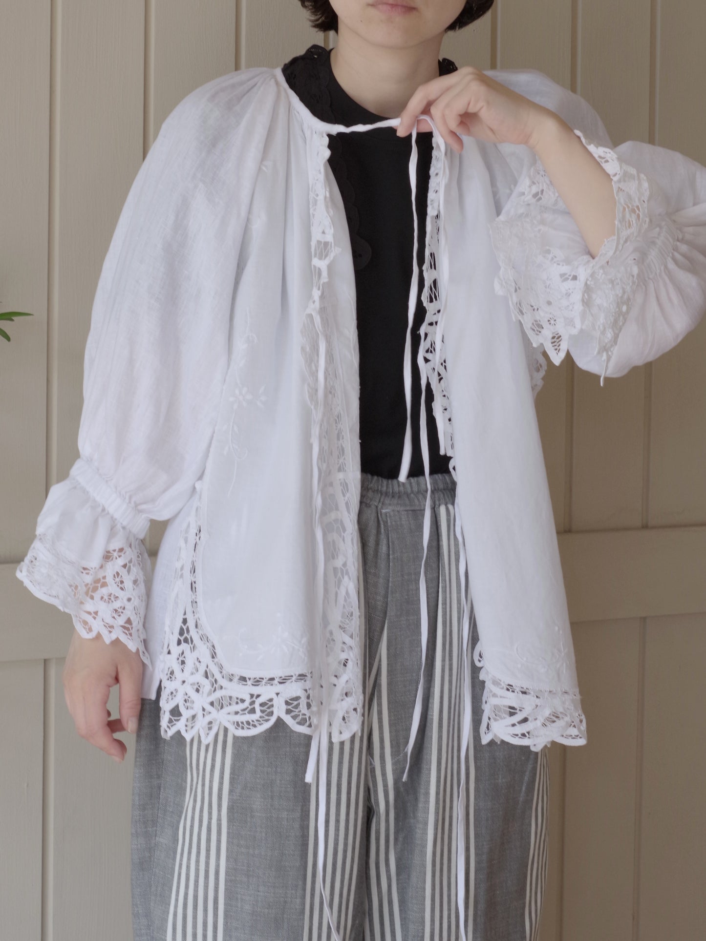 batten parts blouse | Heriter