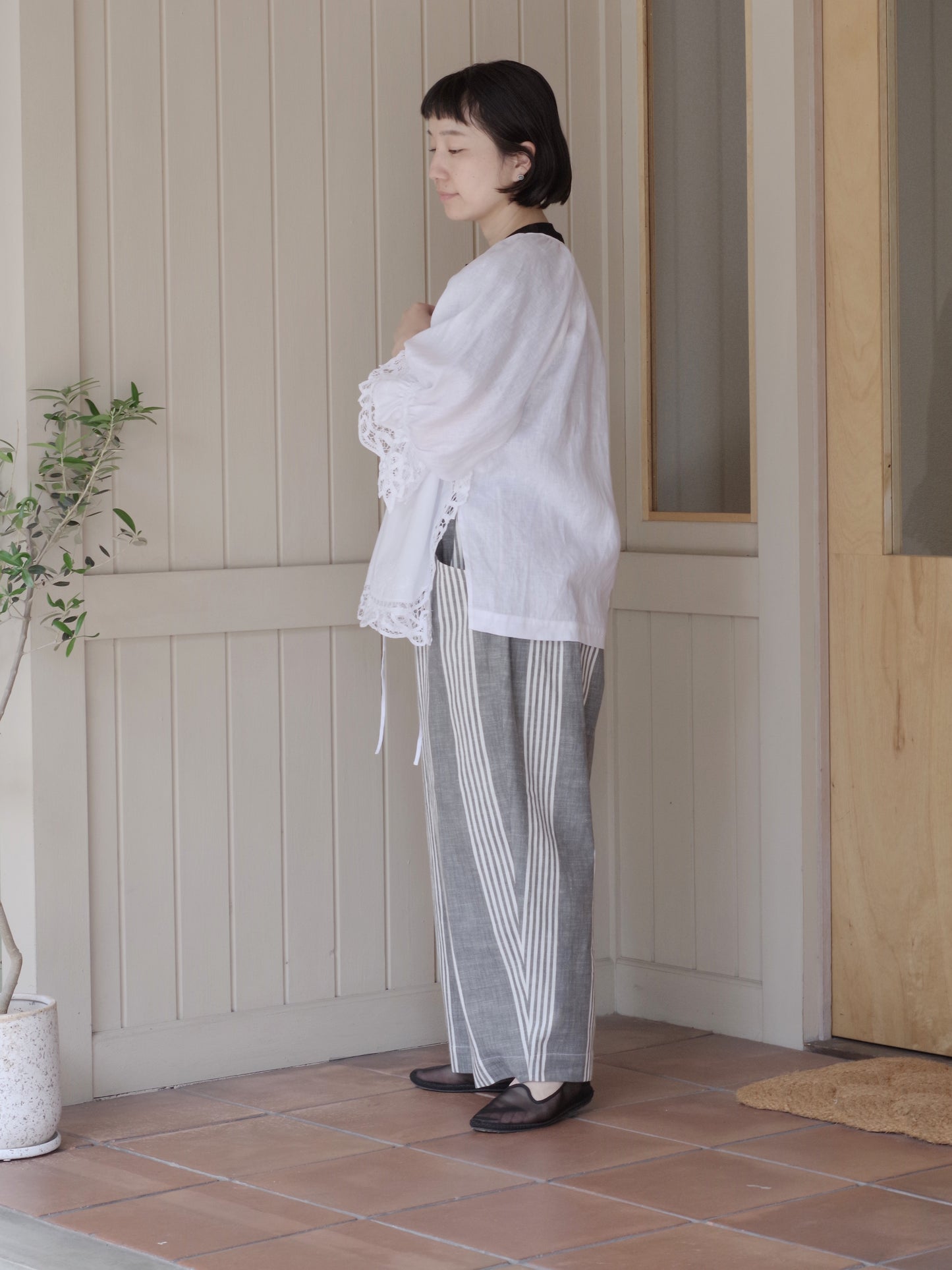 batten parts blouse | Heriter