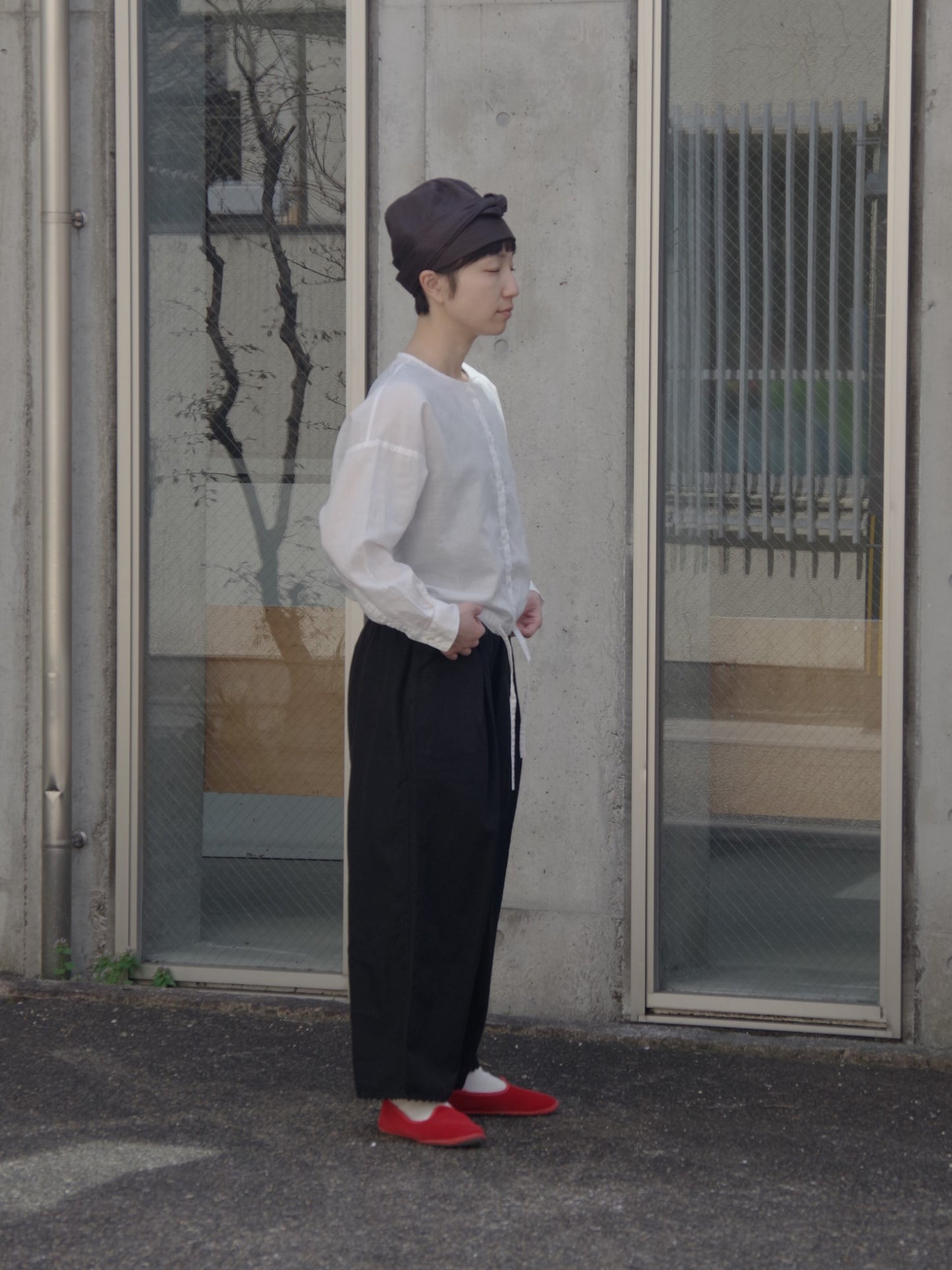 ラミーコットンローンショートブラウス (2color) | koton