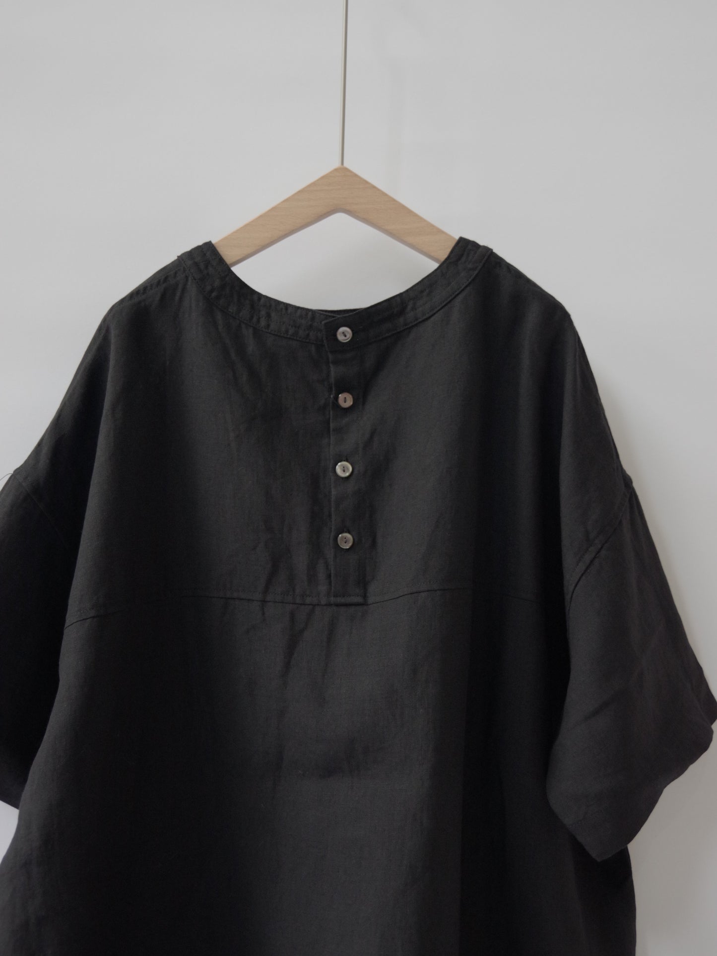 トリプルワッシャーリネンバックボタンシャツ size3 | TISSU