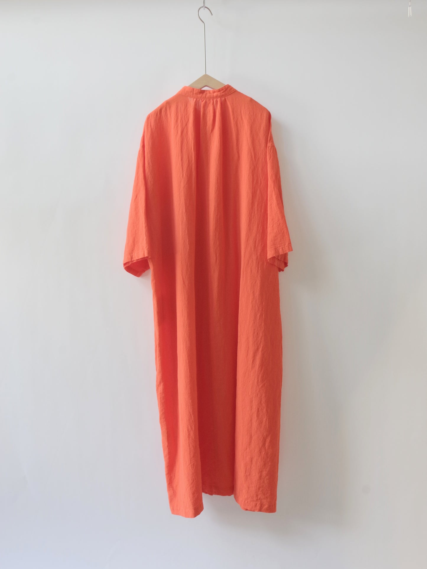 強撚CottonLine 近江晒 ribon シャツワンピース | yuni