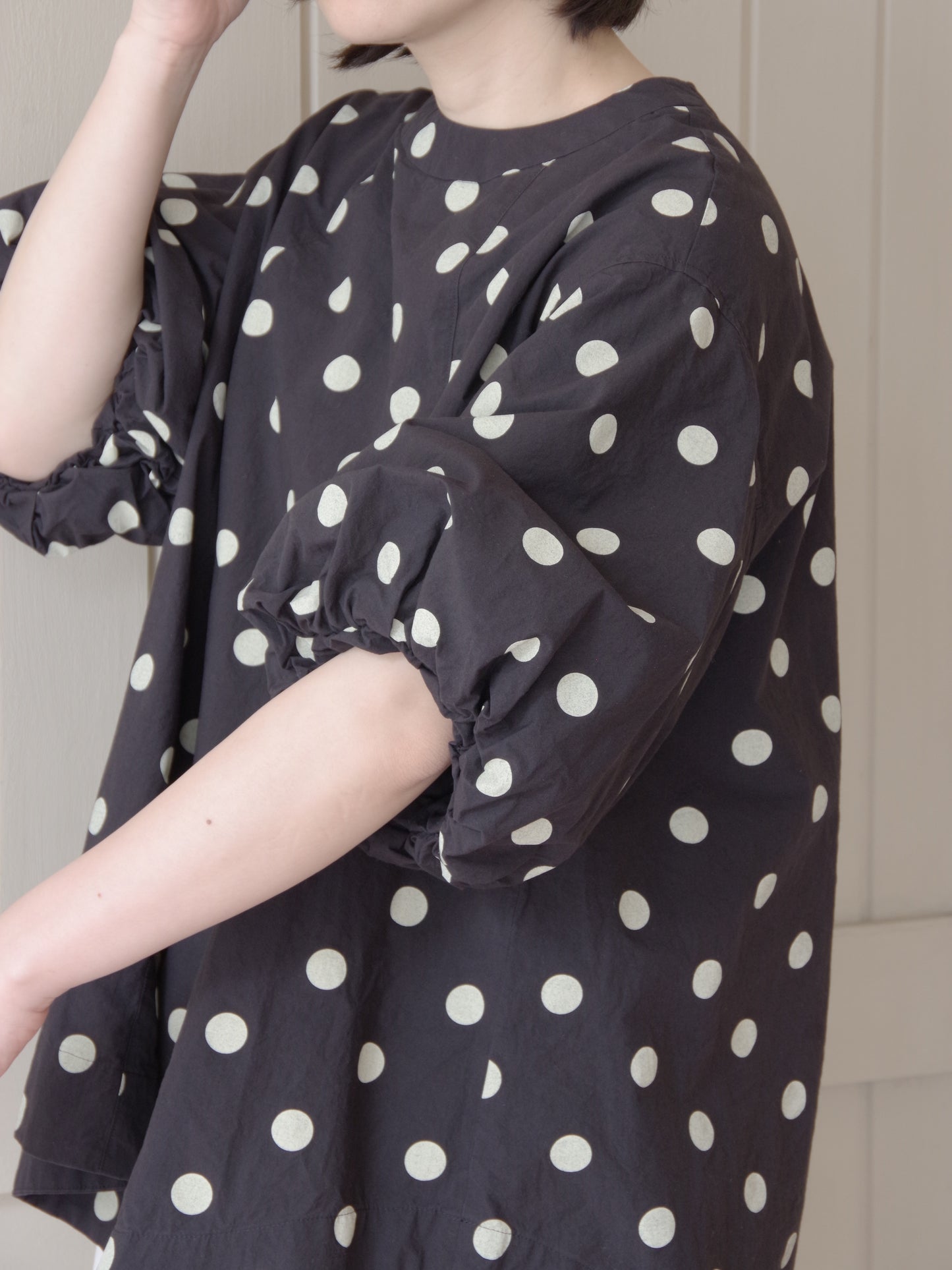 DOT PRINT BALLON ブラウス | buoybuoy