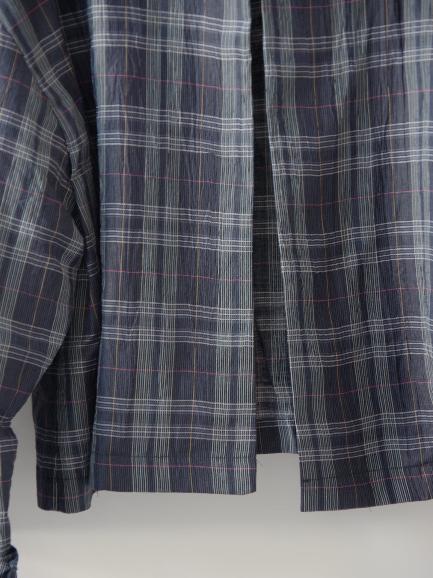 L/C/Pe washer check haori ブラウス | yuni