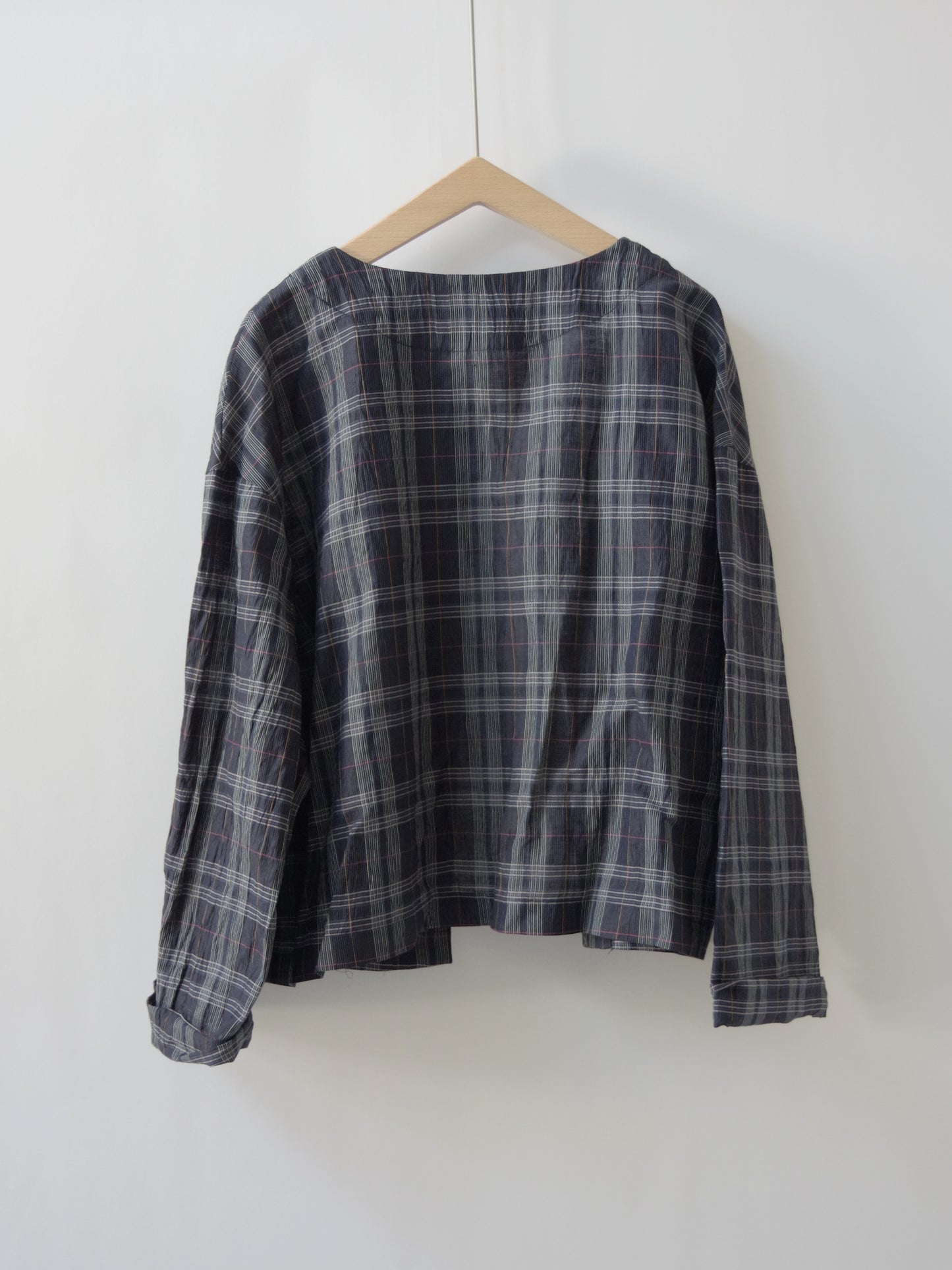 L/C/Pe washer check haori ブラウス | yuni
