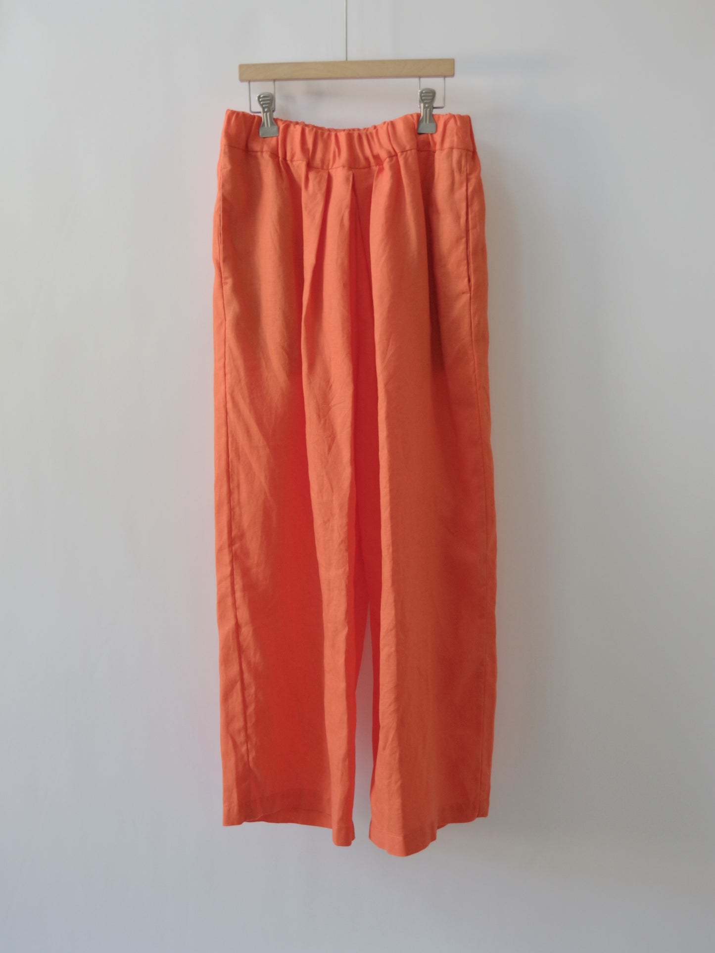 40/1 Linen easy gum tack パンツ | yuni