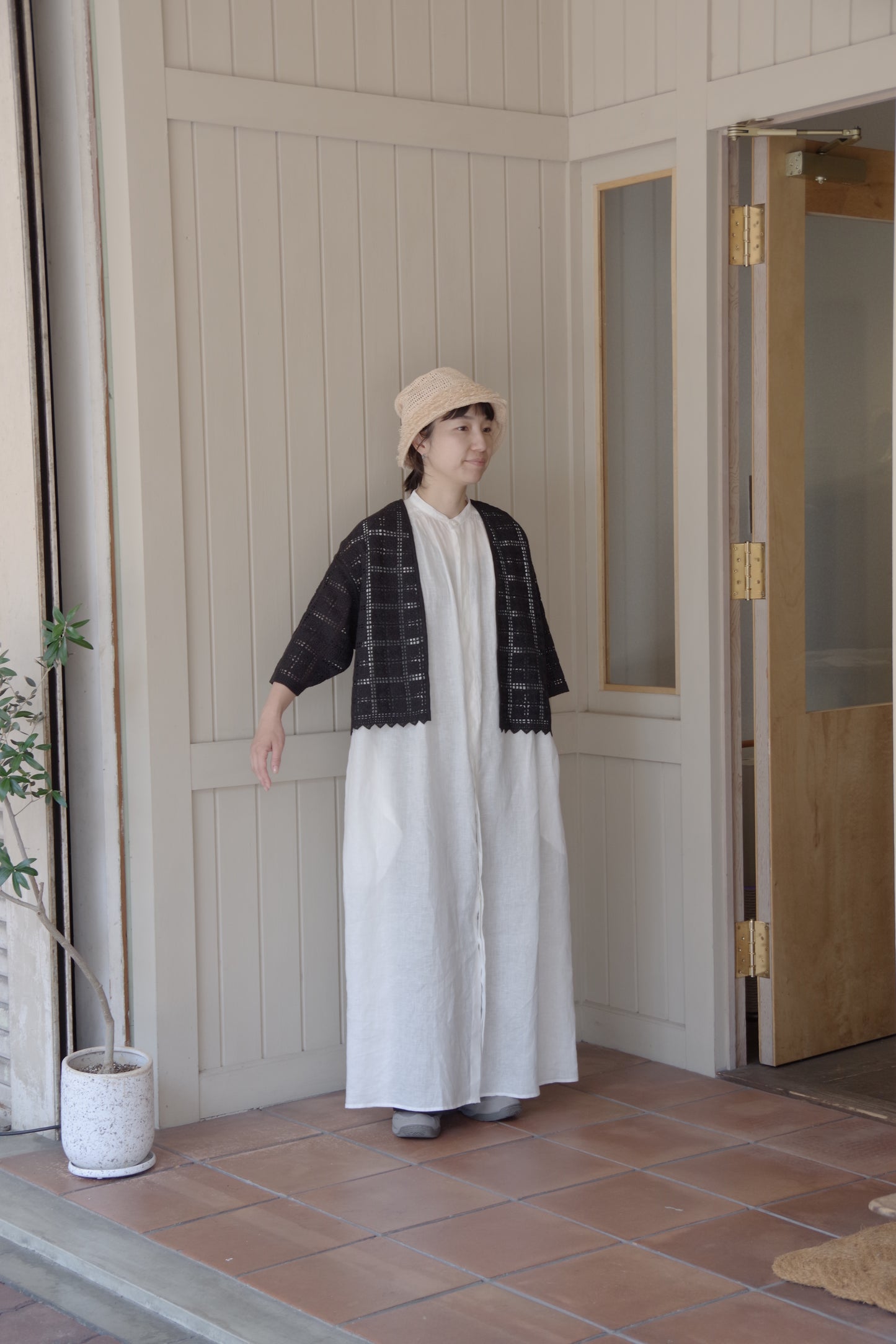 Cotton Lace haori ブラウス | yuni