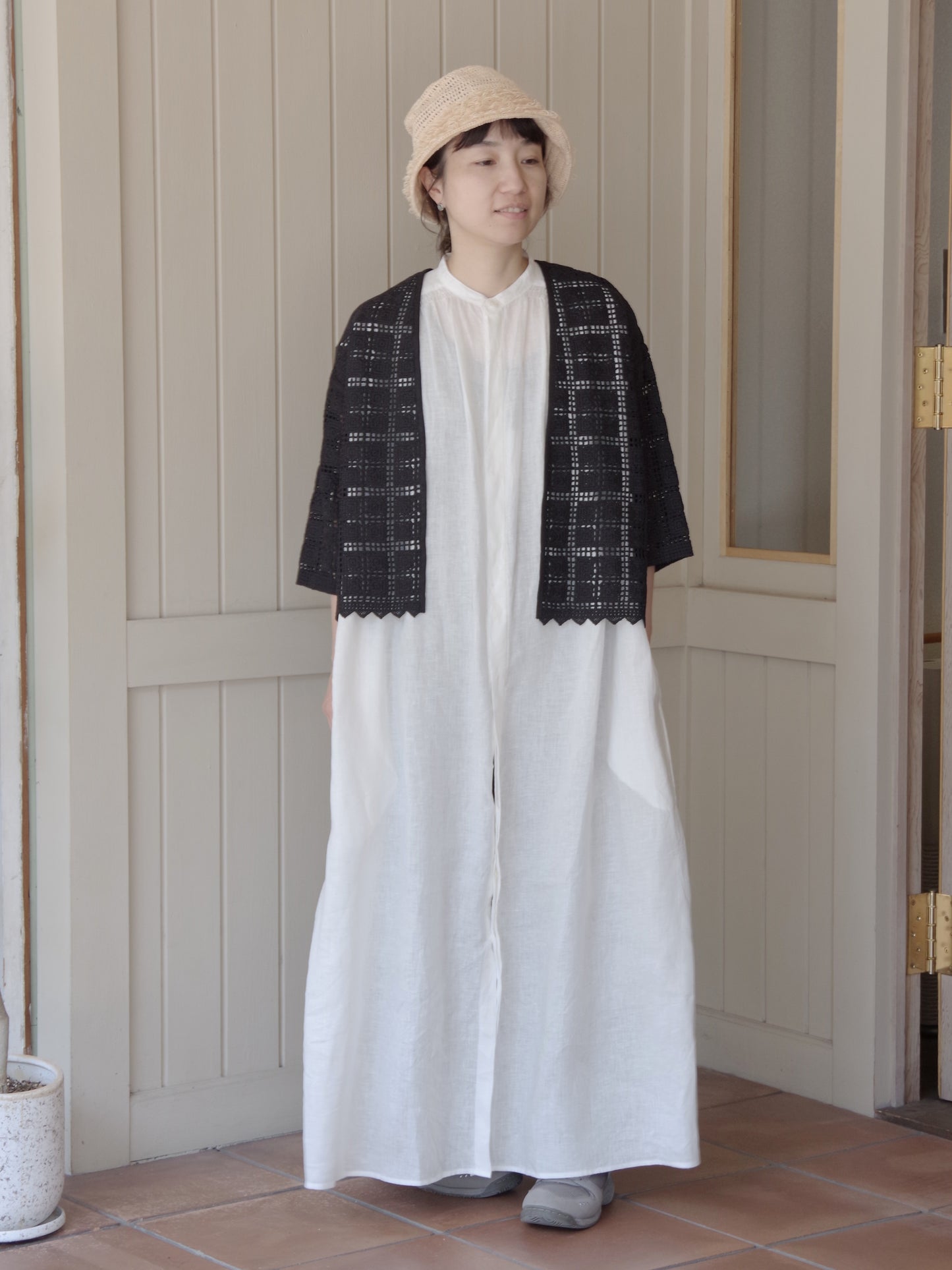 Cotton Lace haori ブラウス | yuni