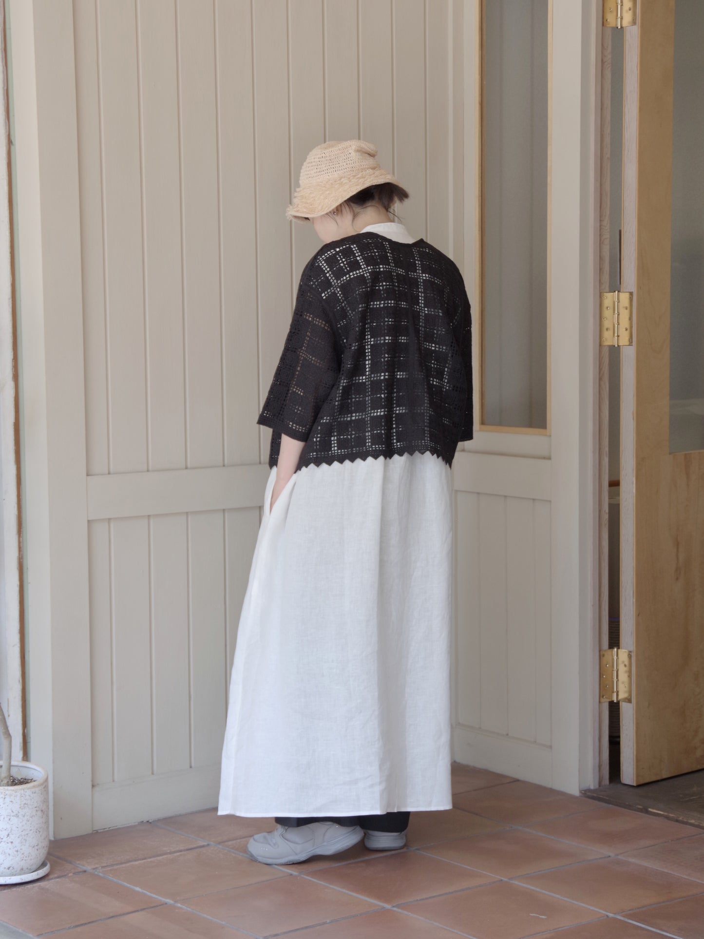 Cotton Lace haori ブラウス | yuni