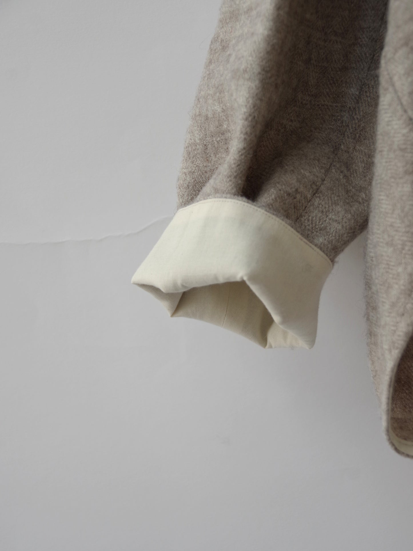 shetland wool linen smock | atelier naruse