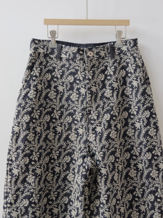 garden embroidery デニムパンツ | qiri