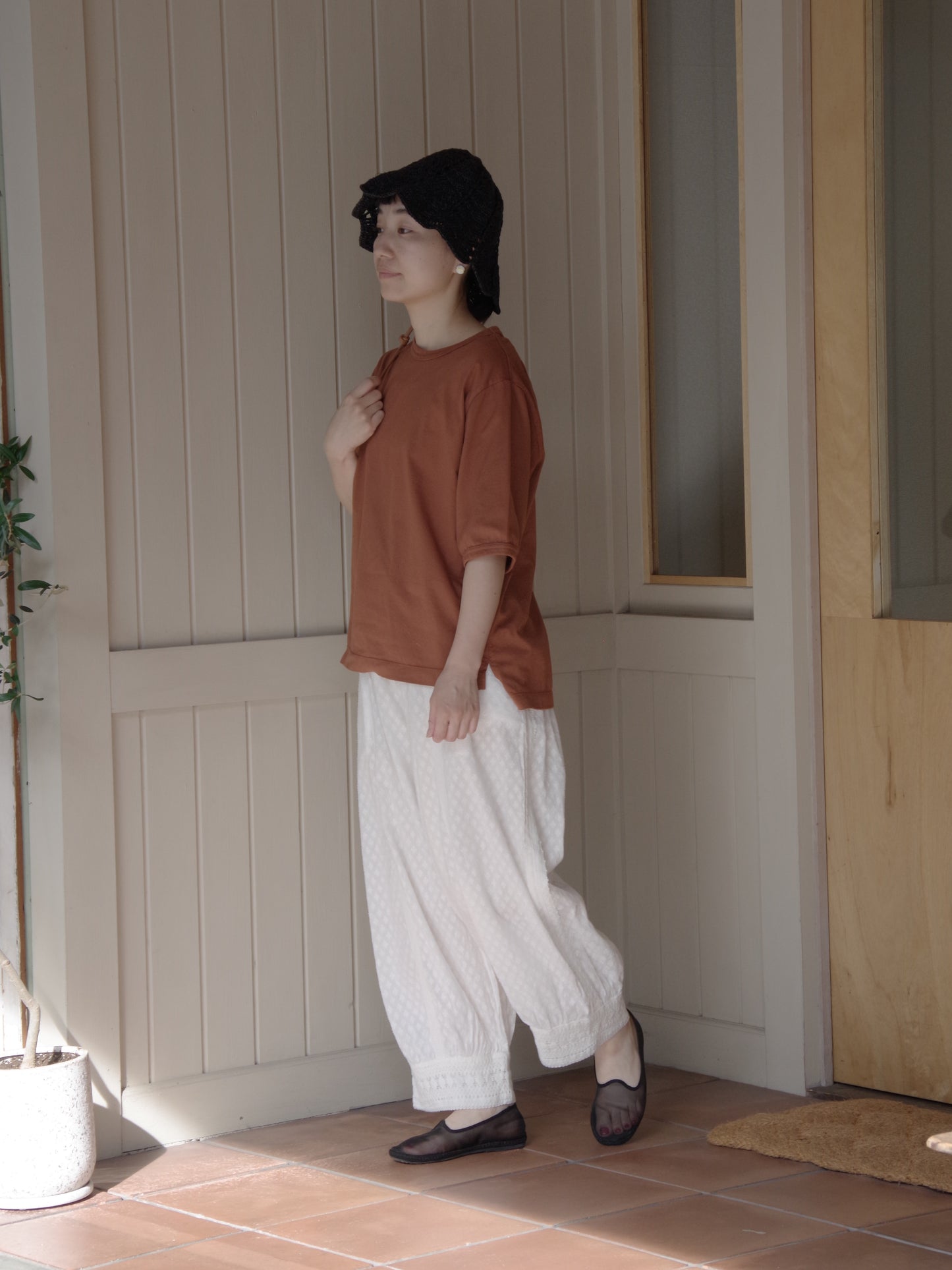 Flower JQ×lace パンツ | yuni