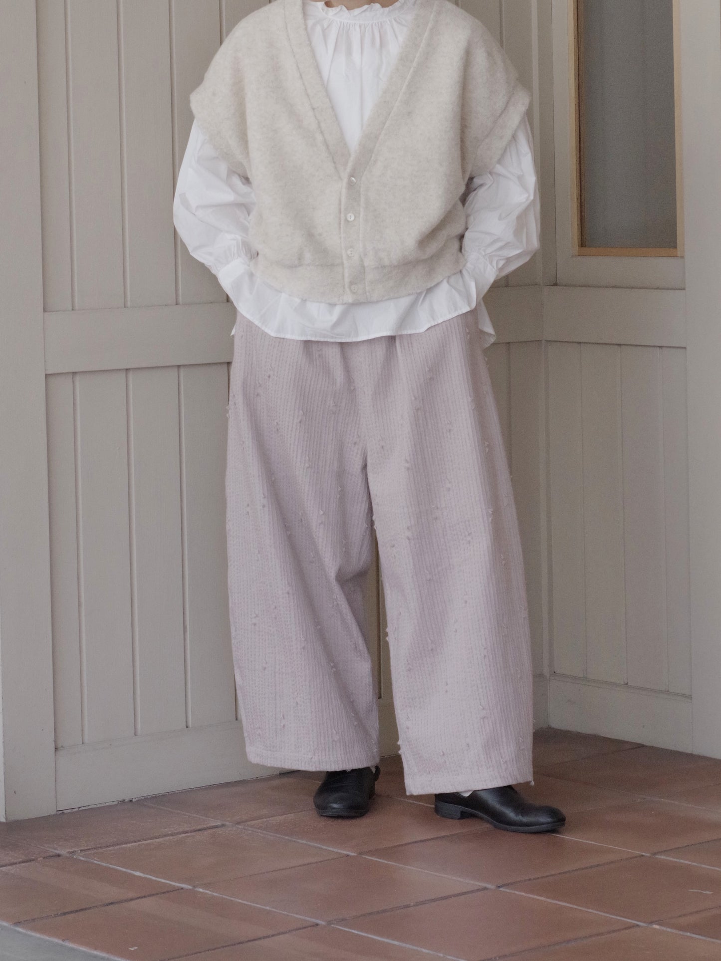sashiko jacquard パンツ | qiri