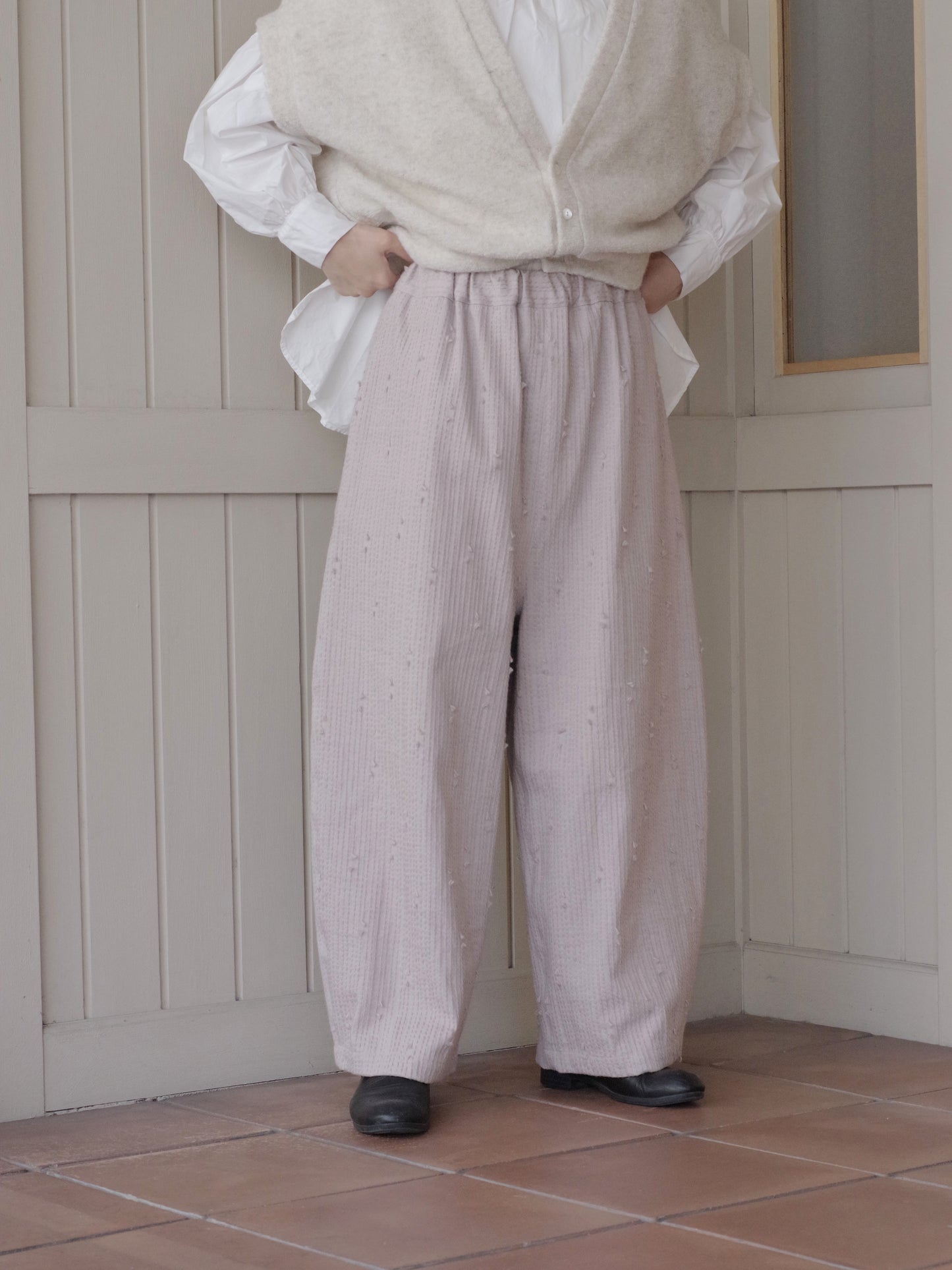 sashiko jacquard パンツ | qiri