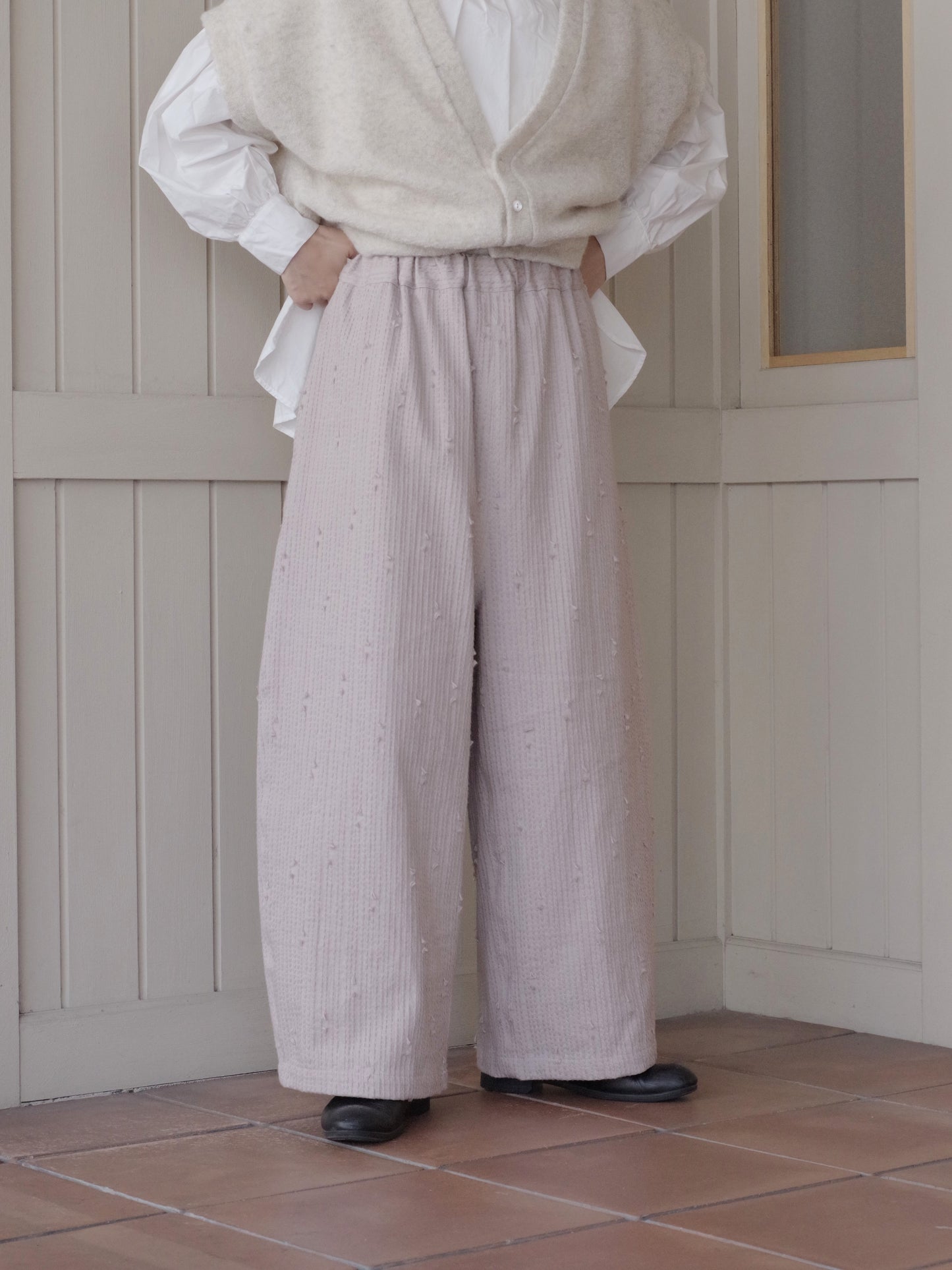 sashiko jacquard パンツ | qiri
