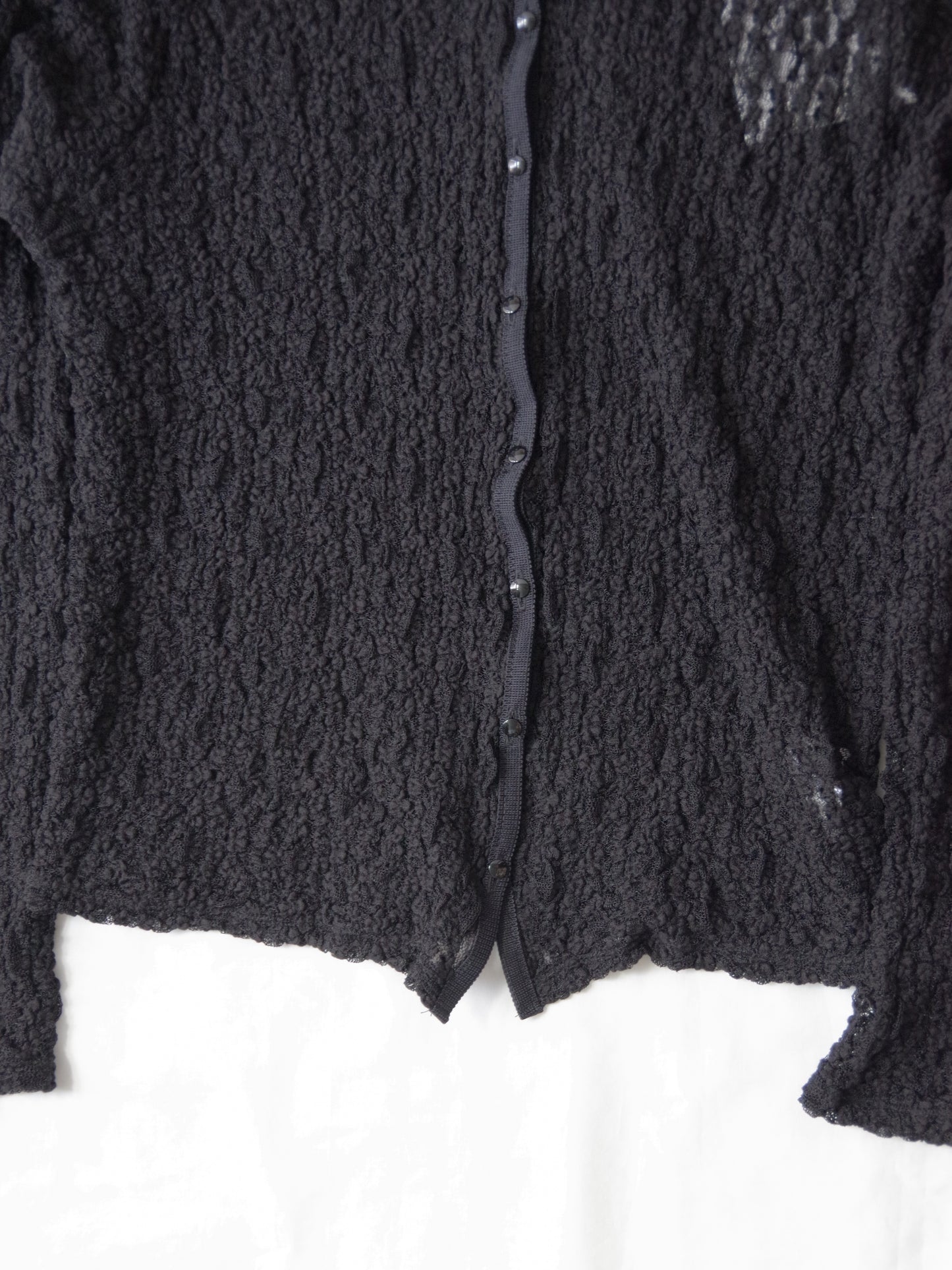 flower shirring lace カーディガン | yuni