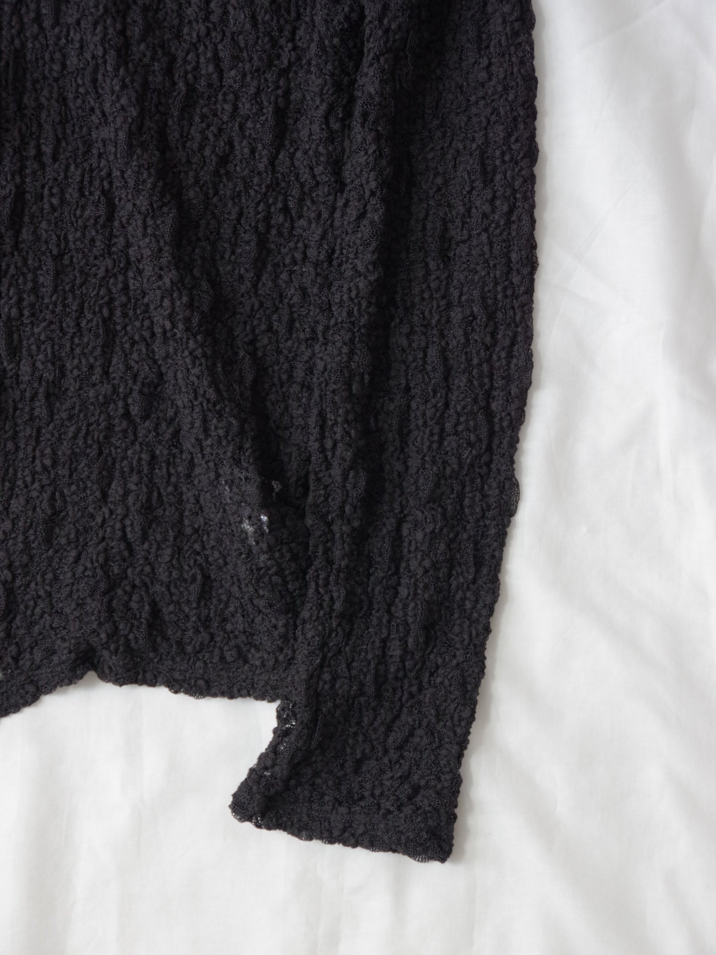 flower shirring lace カーディガン | yuni