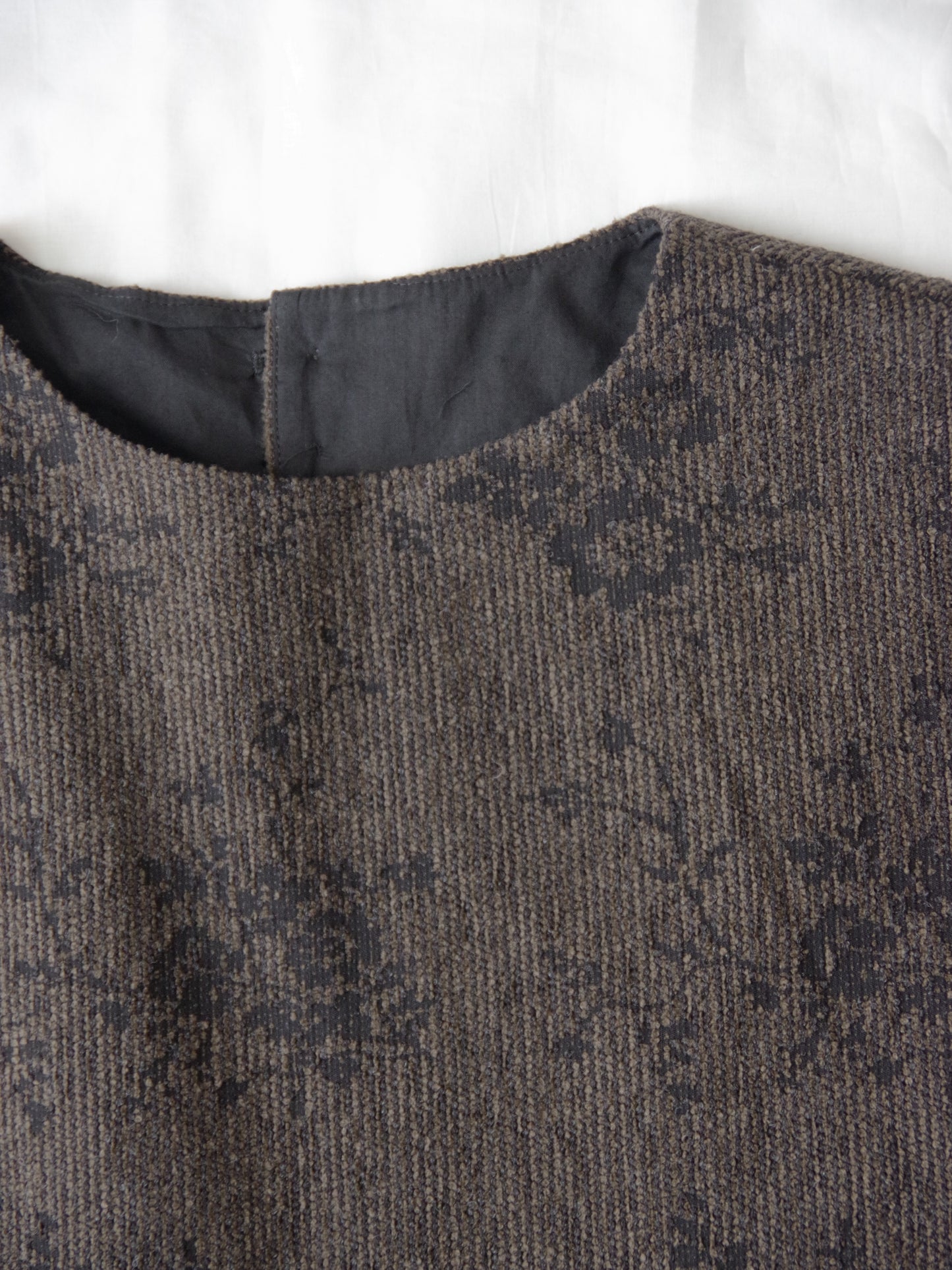 antique yarn jacquard ベスト | qiri